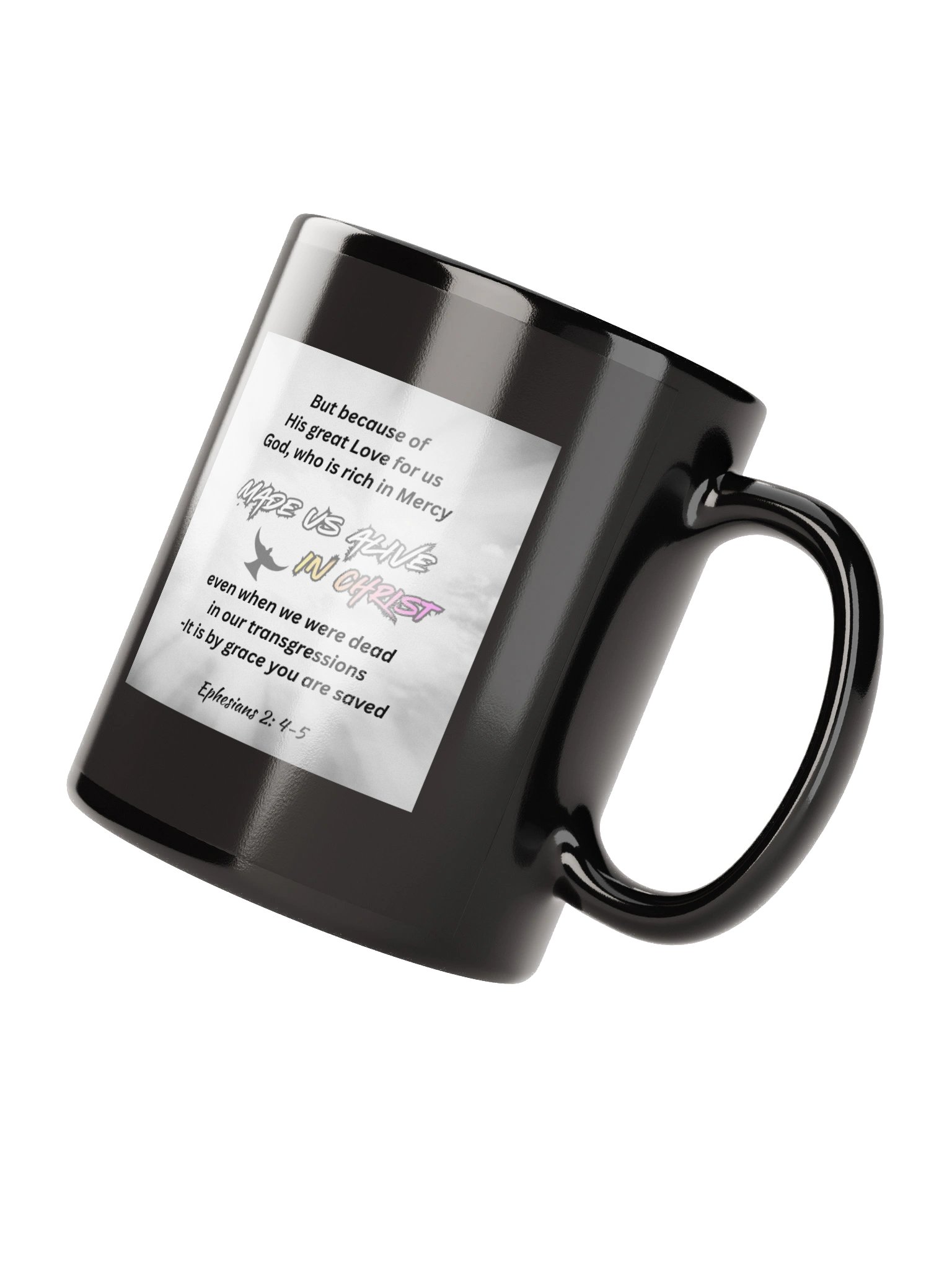 MUA Mug with bible verse (logo outward facing) product image (4)