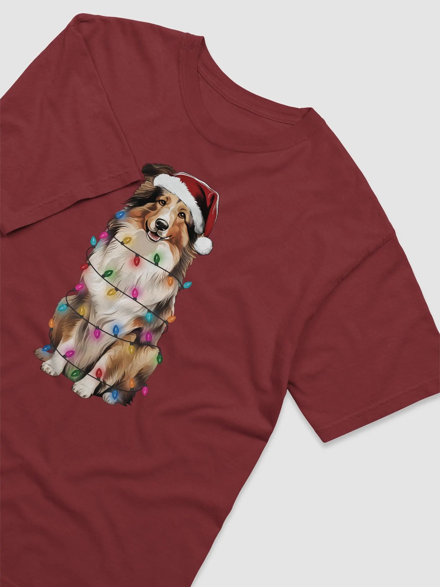 Funny Shetland Sheepdog Christmas T-Shirt for Sheltie Paw-rents product image (11)