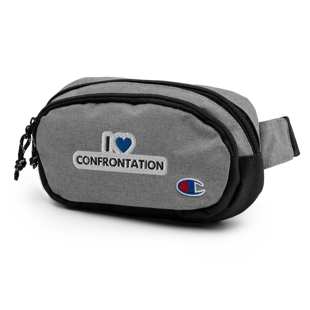 I <3 Confrontation (royal bubble design) champion fanny pack product image (4)
