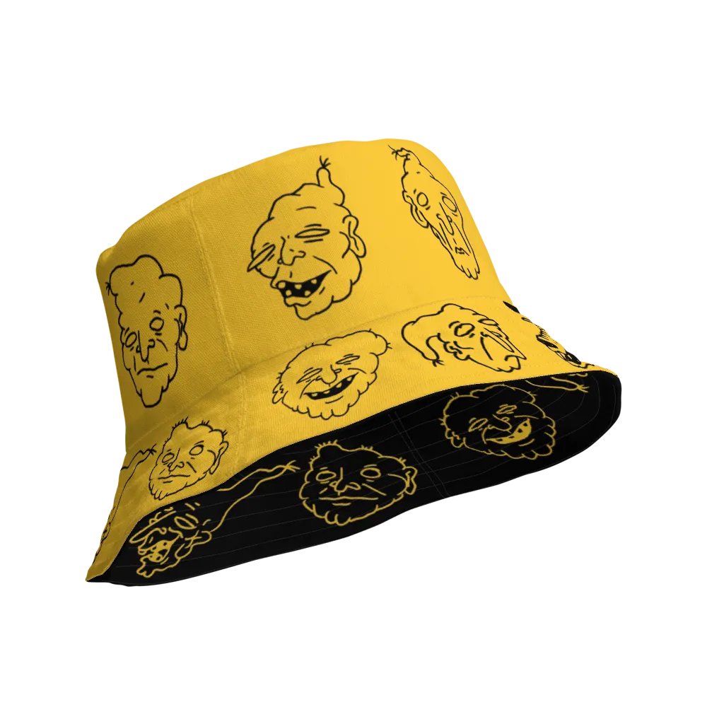 DOODLE BUCKET (YELLOW REVERSABLE) product image (5)