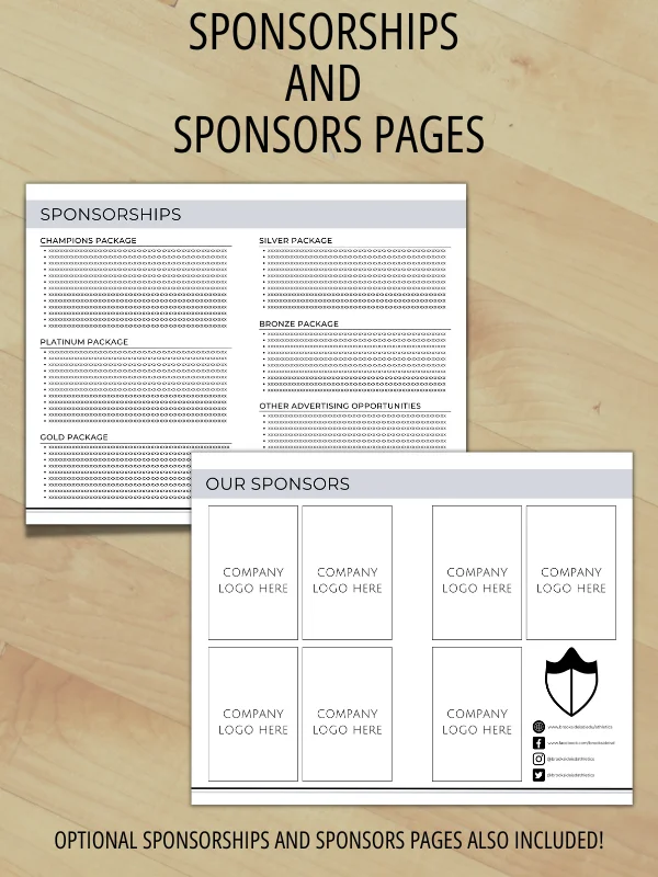 Multi-Page Bi-Fold Program or Brochure Template product image (5)