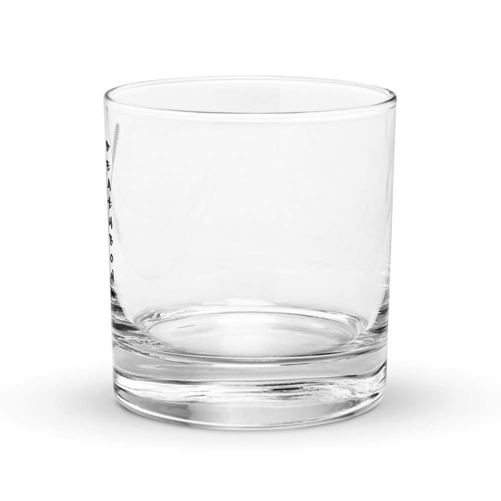 DEATHBONK Rocks Glass (black) product image (2)