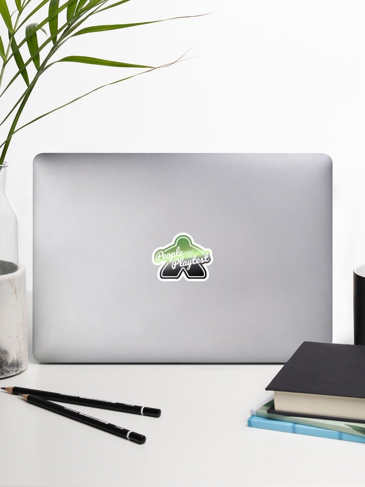 Big Meeple Aro Pride PMTP Vinyl Sticker product image (2)