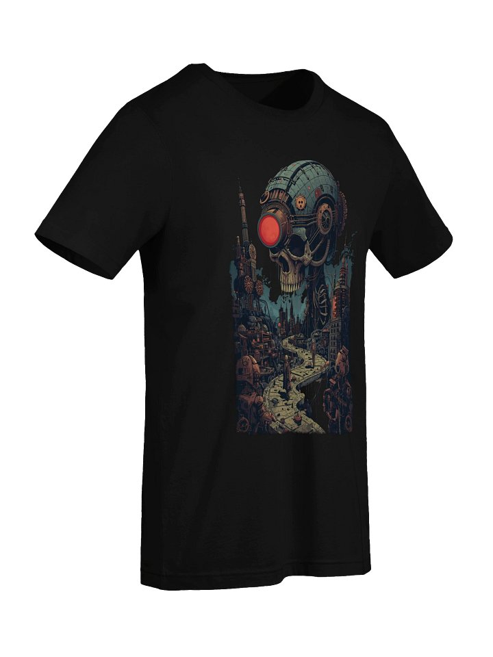 Cyberpunk Skull City Lightweight T-Shirt product image (2)