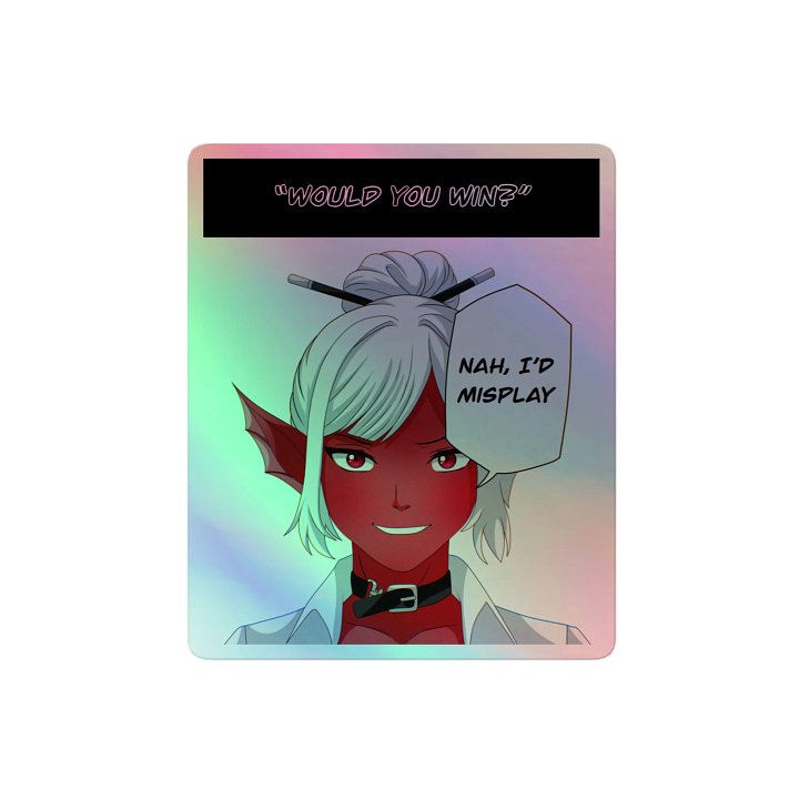 [Meme] Nah Holo Sticker product image (2)