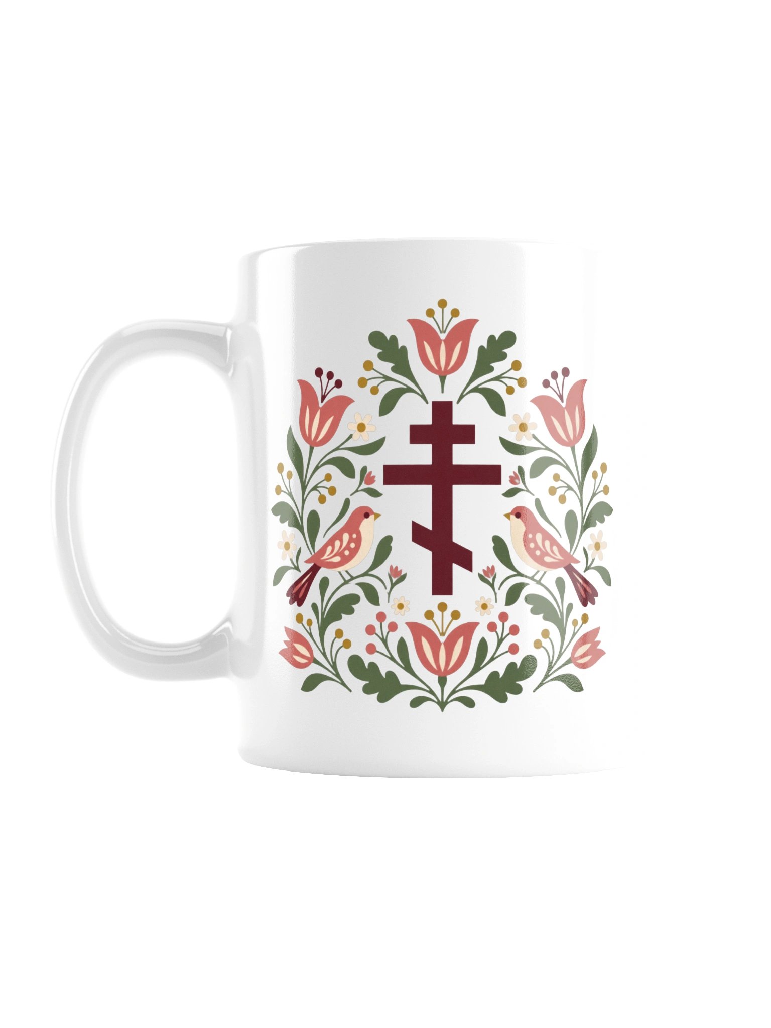 Orthodox Folk Floral Coffee Mug product image (2)