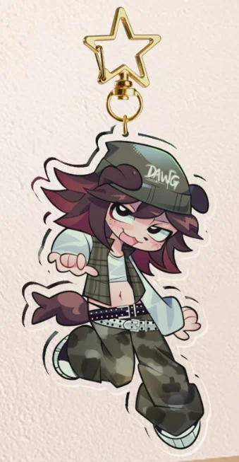 Skater Velvet Keychain product image (1)