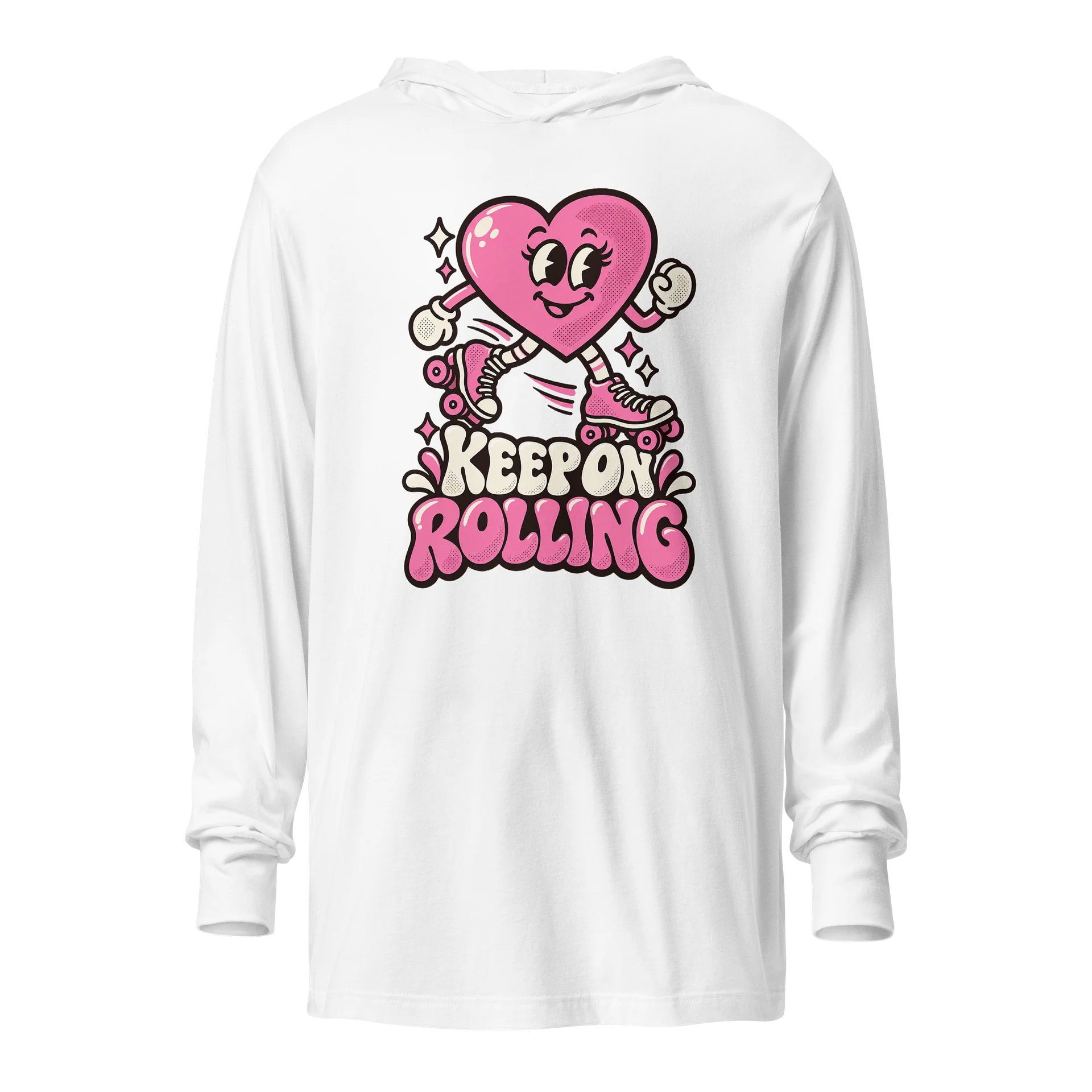 Retro Keep on Rolling” Hooded T-Shirt product image (25)
