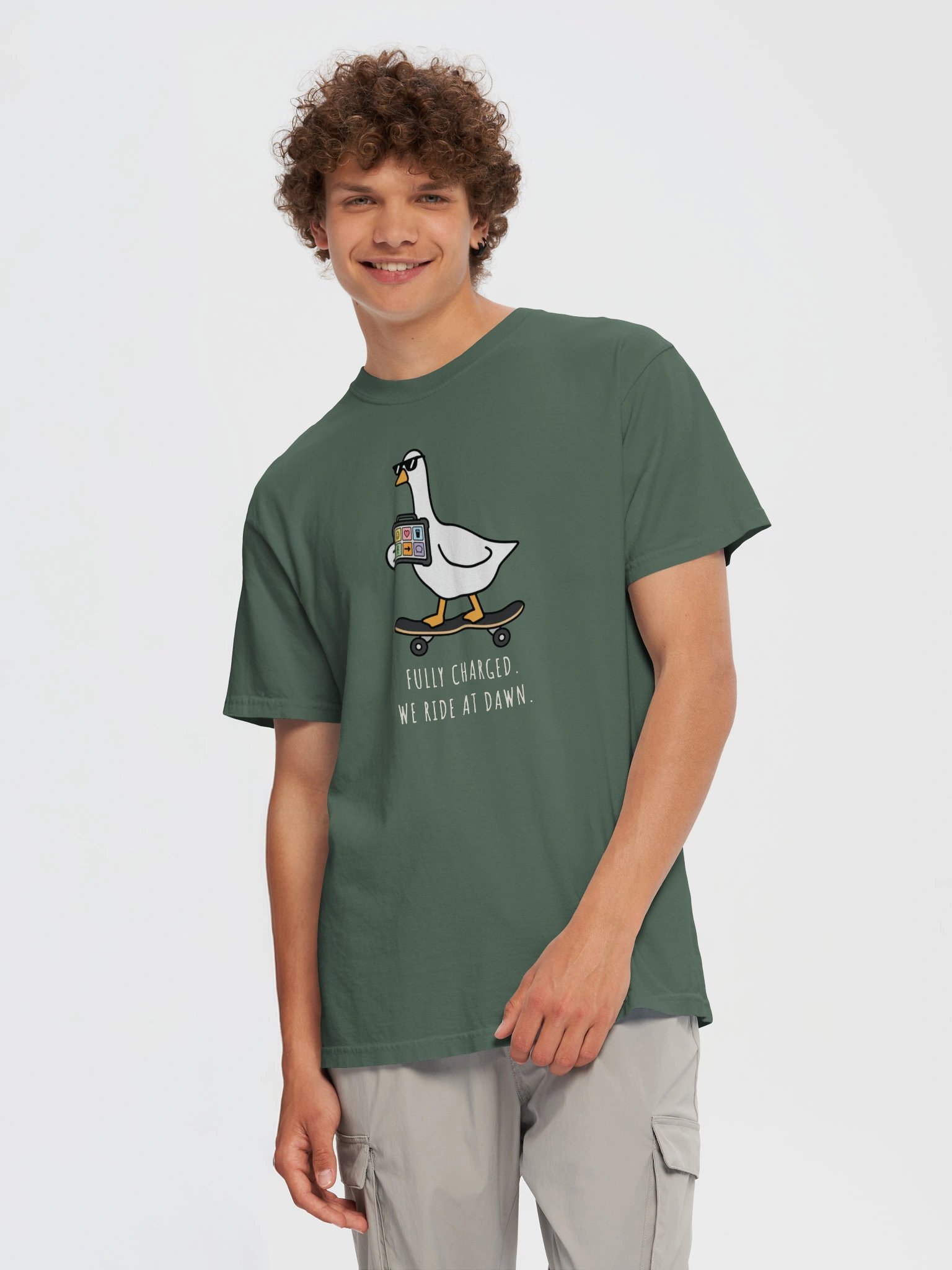 Fully Charged - Skateboard - Adult Unisex Tee product image (5)