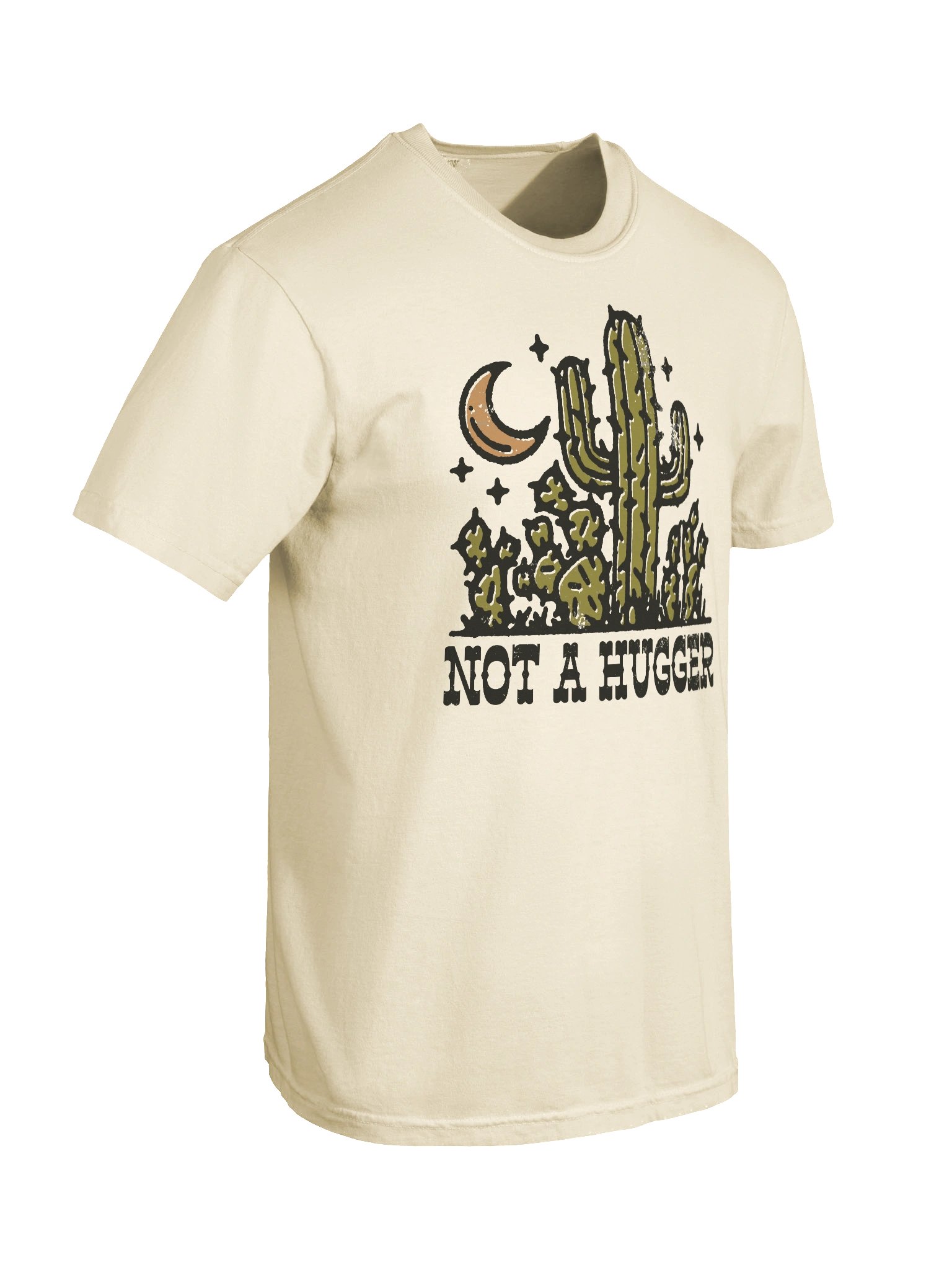 Not a Hugger Cactus Shirt – Funny Introvert Graphic Tee, Retro Desert Humor Design product image (7)
