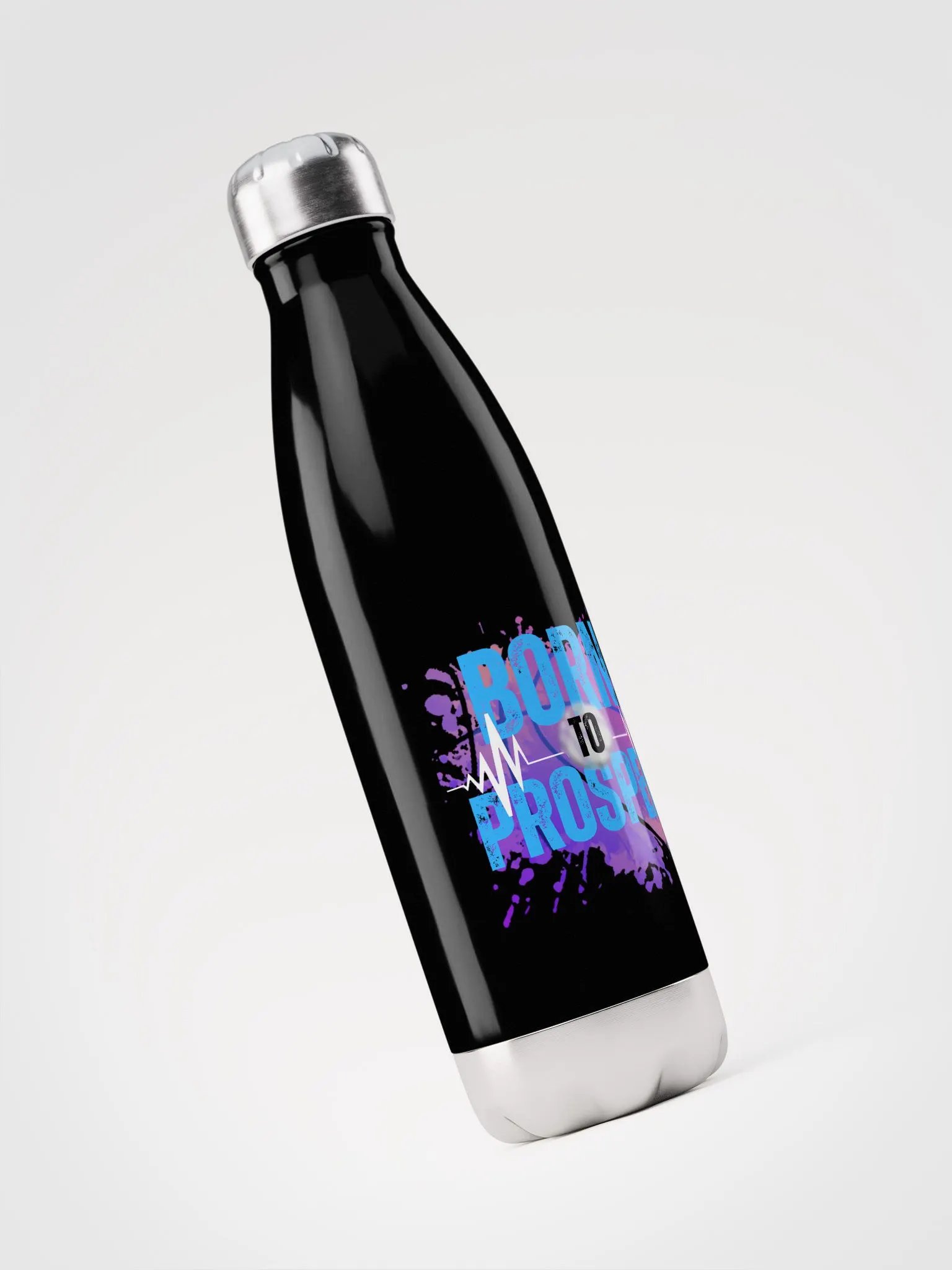 Born to Prosper Stainless Steel Water Bottle product image (3)