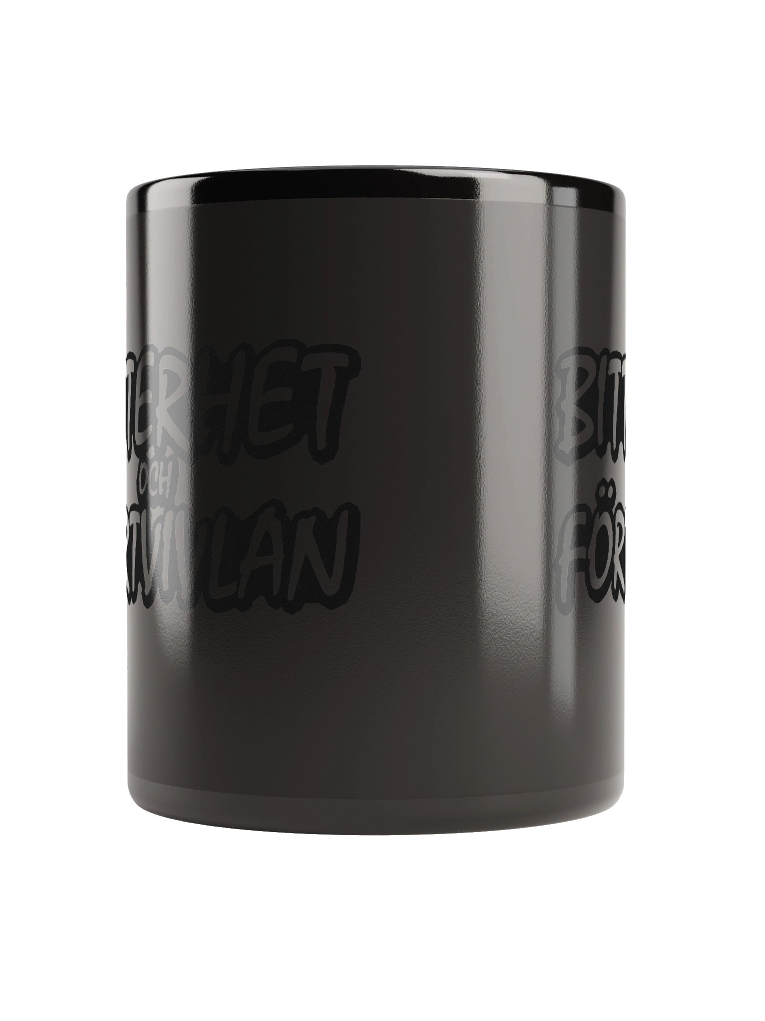 BITTERHET & FÖRTVIVLAN - BLACK MUG product image (5)