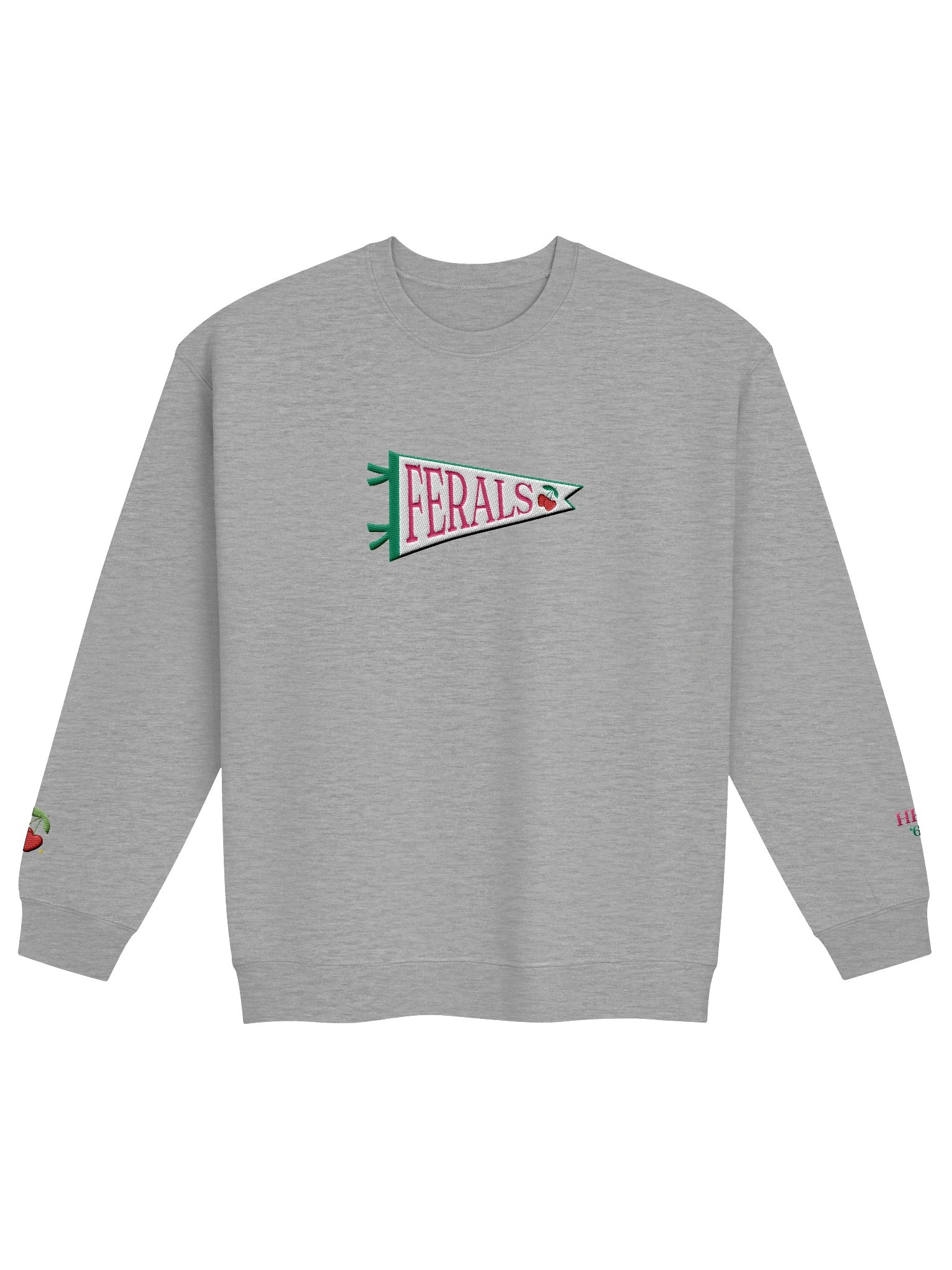 hhu ferals embroidered crewneck product image (1)