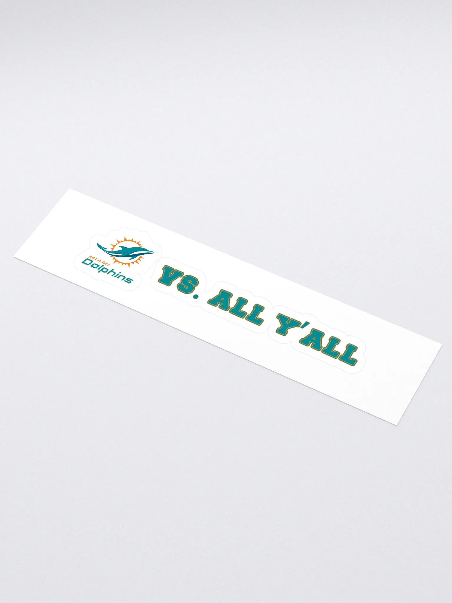 Dolphins Vs. All Y'all Miami Football Rivalry Design product image (1)