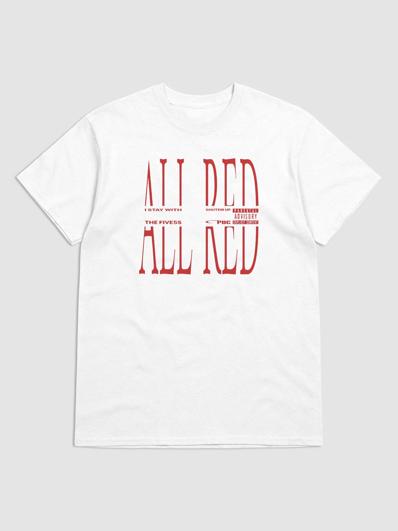 ALL RED Playboi Carti Merch T-shirt product image (61)