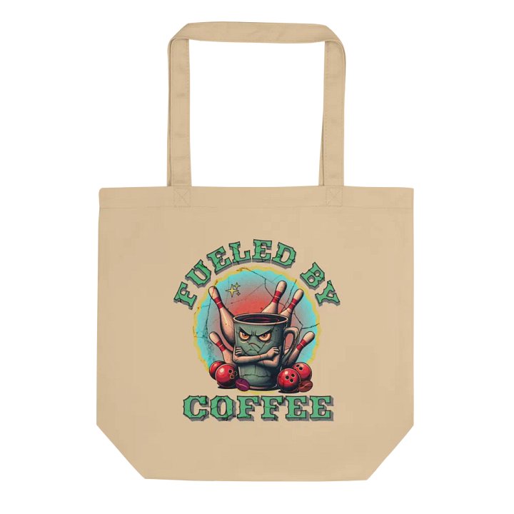 Fueled by Coffee Bowling Tote Bag product image (1)