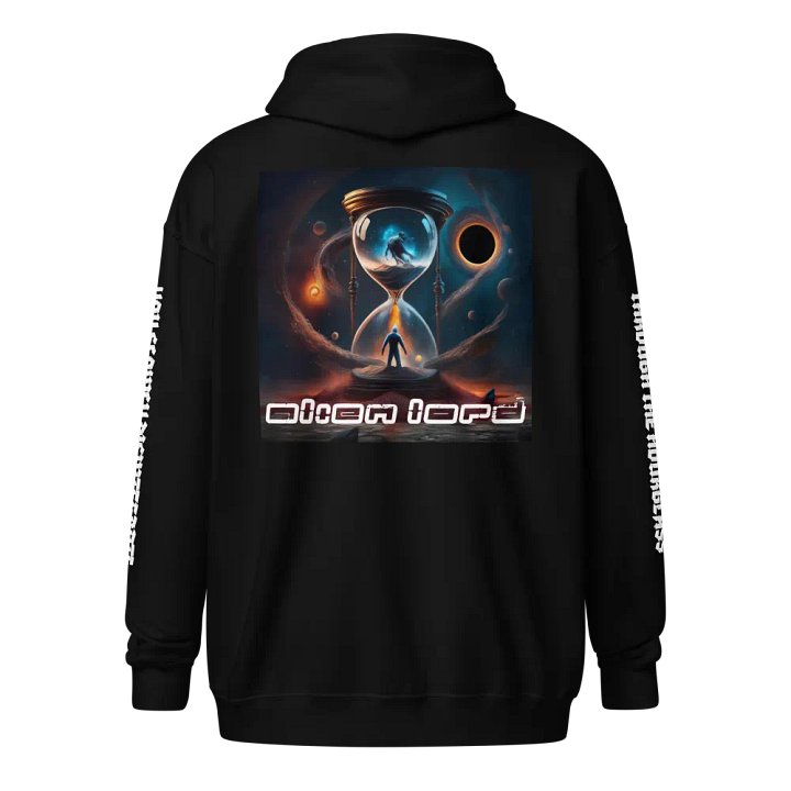 Through The Hourglass Lyric zip-up hoodie product image (2)