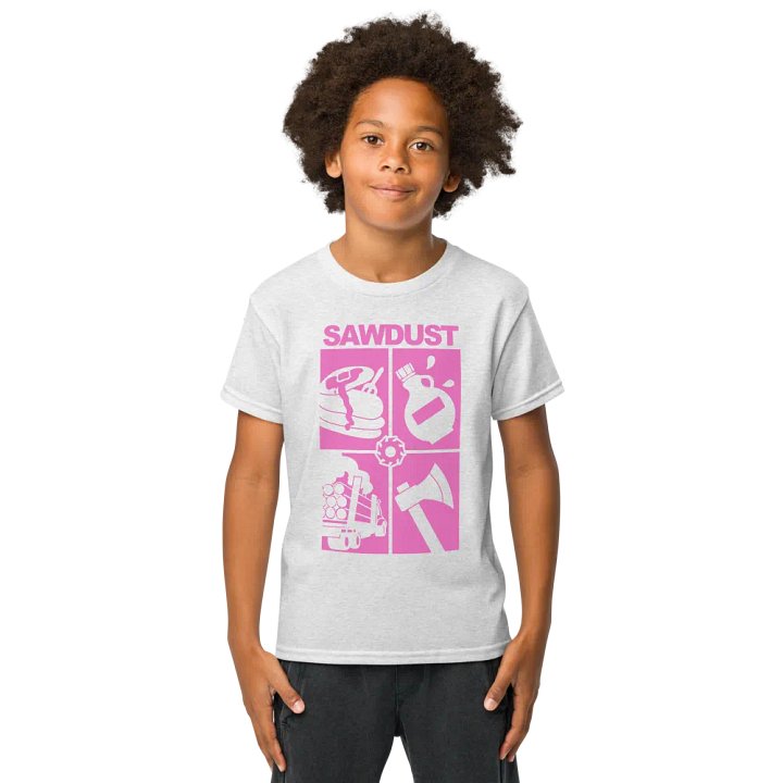 4 Square (pink) T Shirt (youth) product image (7)