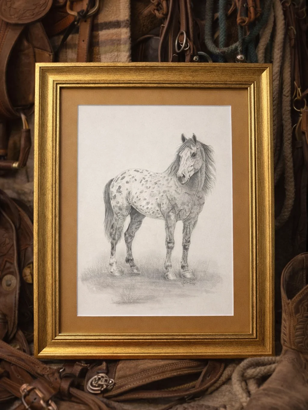 Legacy in Spots - Original Graphite Drawing product image (1)