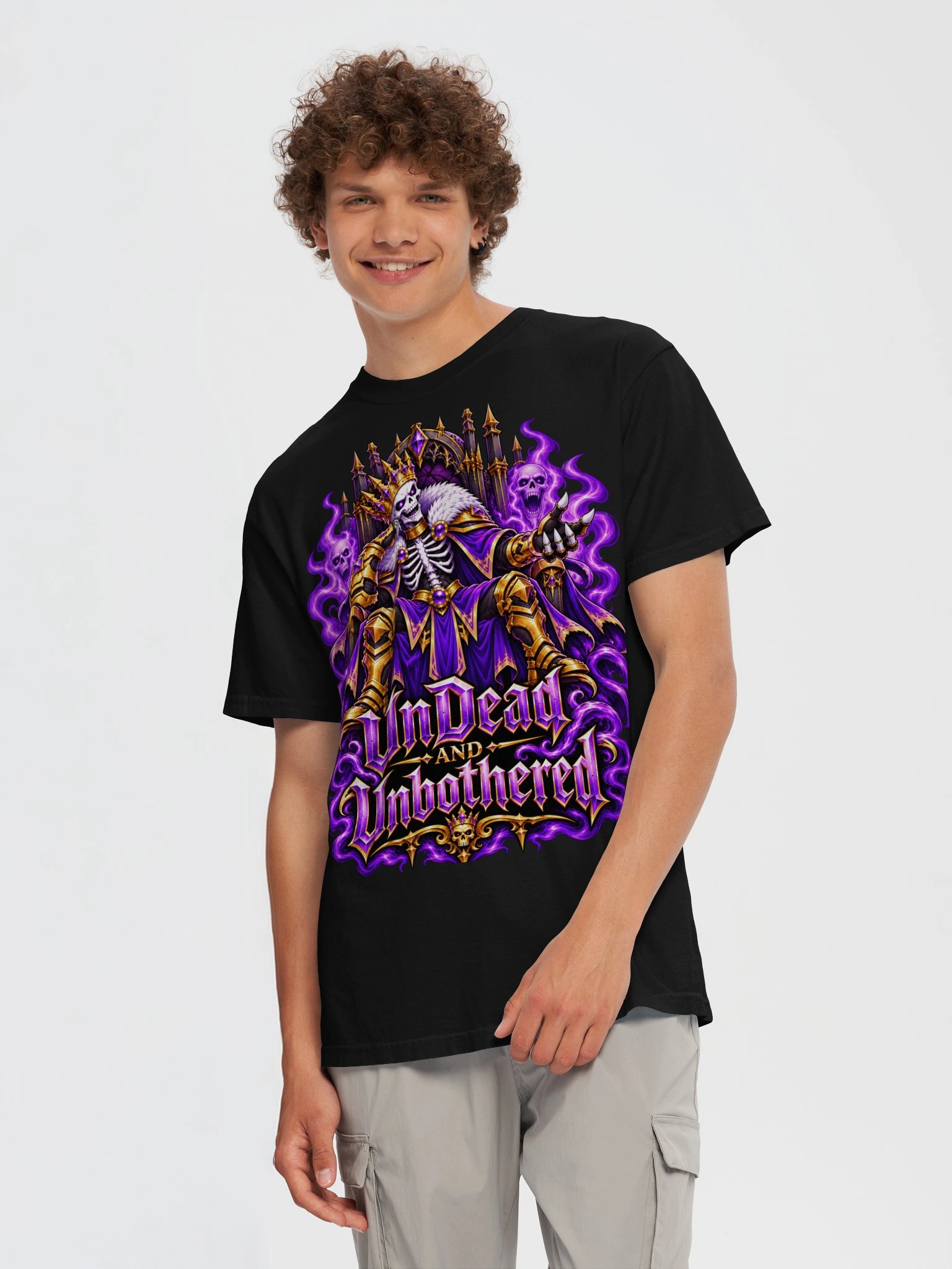 Undead And Unbothered Tee (Purple) product image (5)
