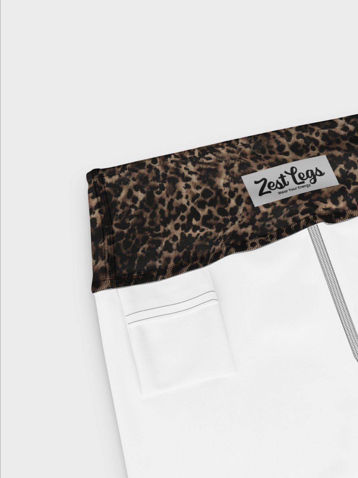 Printed Short "Chic Dark Brown Leopard" product image (8)