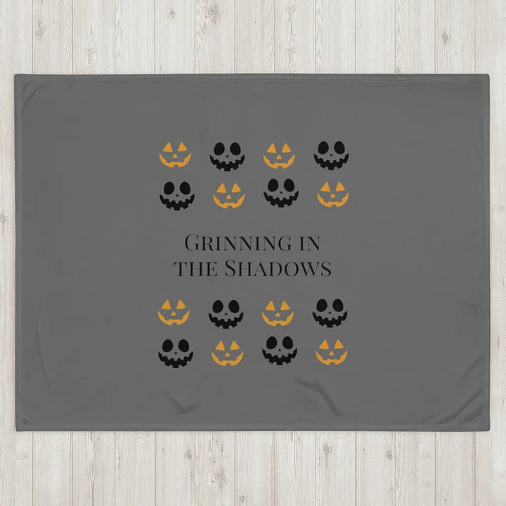 Shadow Grins Throw Blanket product image (1)