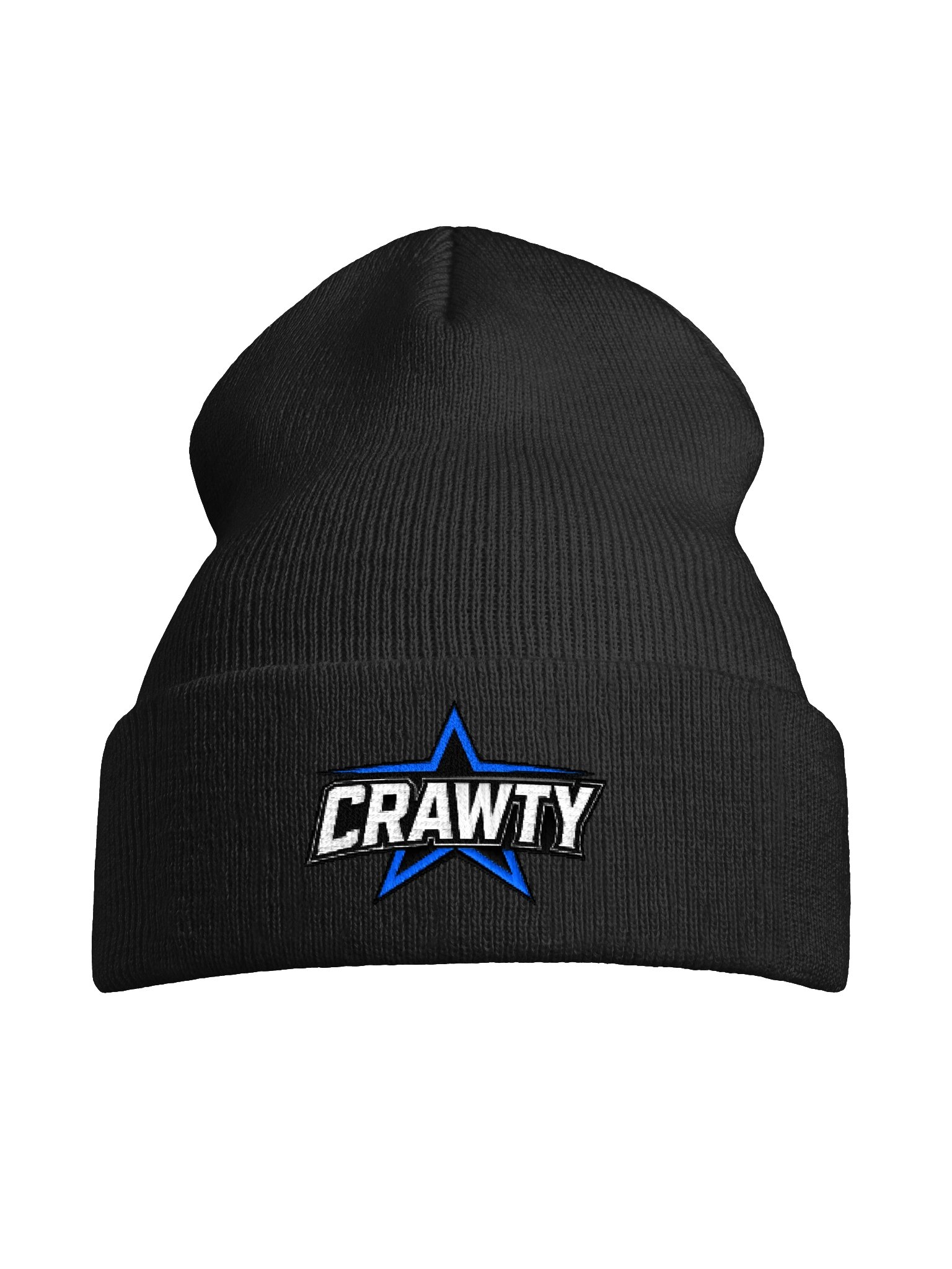 CRAWTY Blue Star Cuffed Beanie product image (20)
