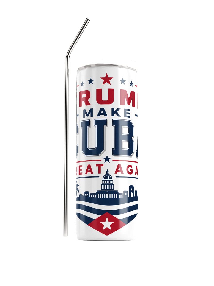 Trump Make Cuba Great Again - Termo Blanco de Acero Inoxidable 20oz product image (1)