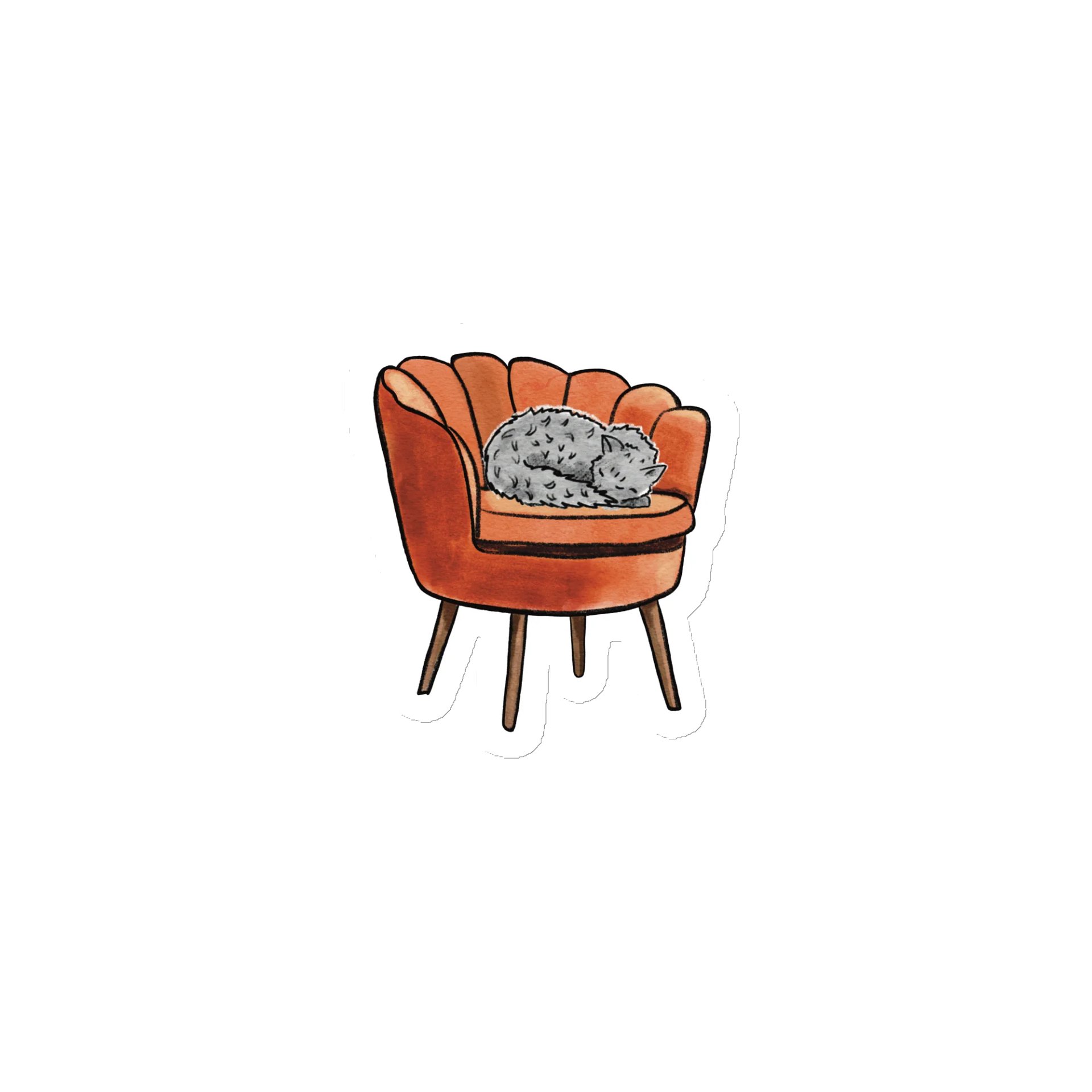 Cute Cat Sleeping Magnet product image (2)