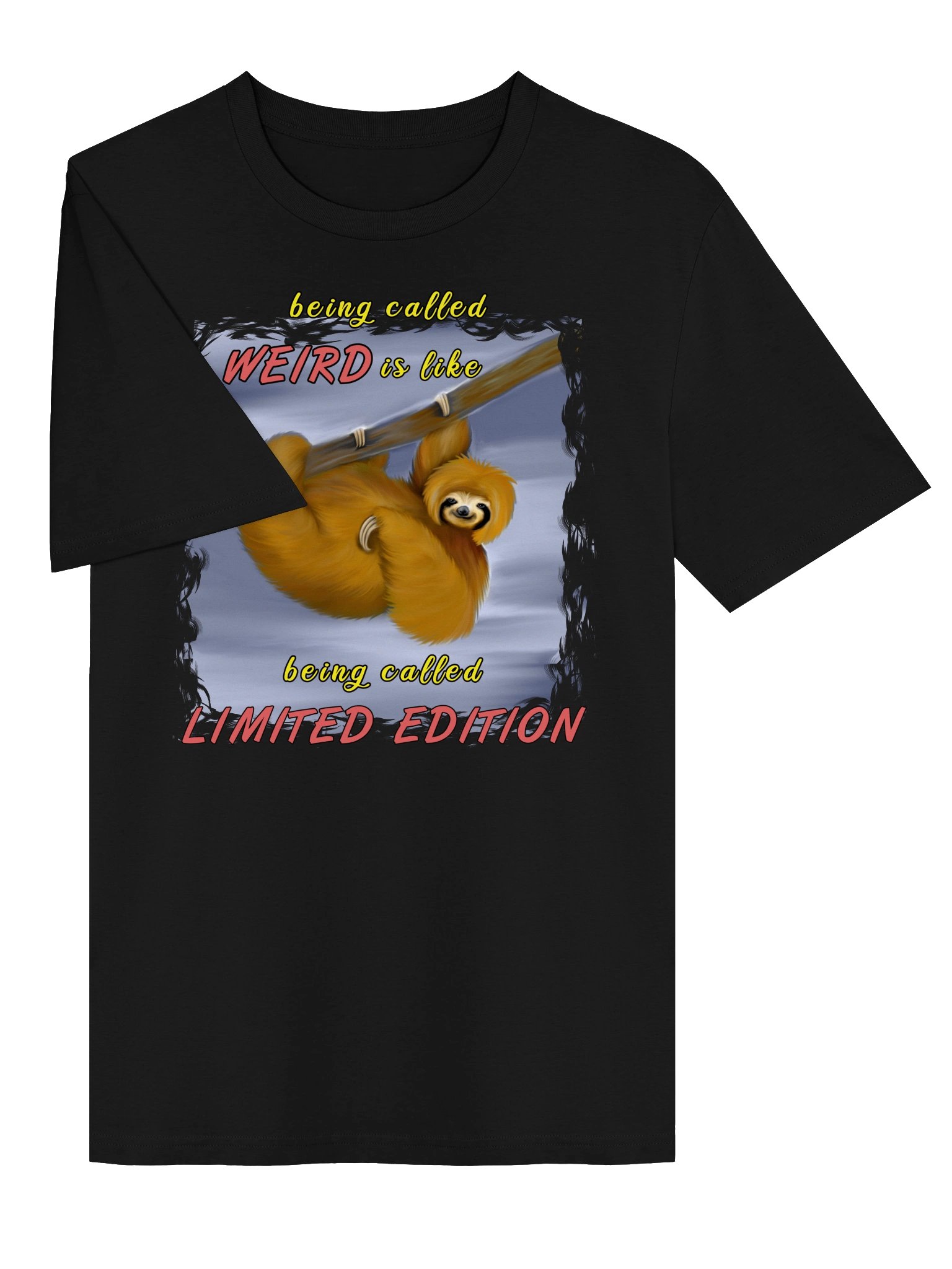 Sloth "LIMITED EDITION" T-Shirt. Unisex Stanley/Stella Organic Ribbed Neck T-Shirt product image (2)