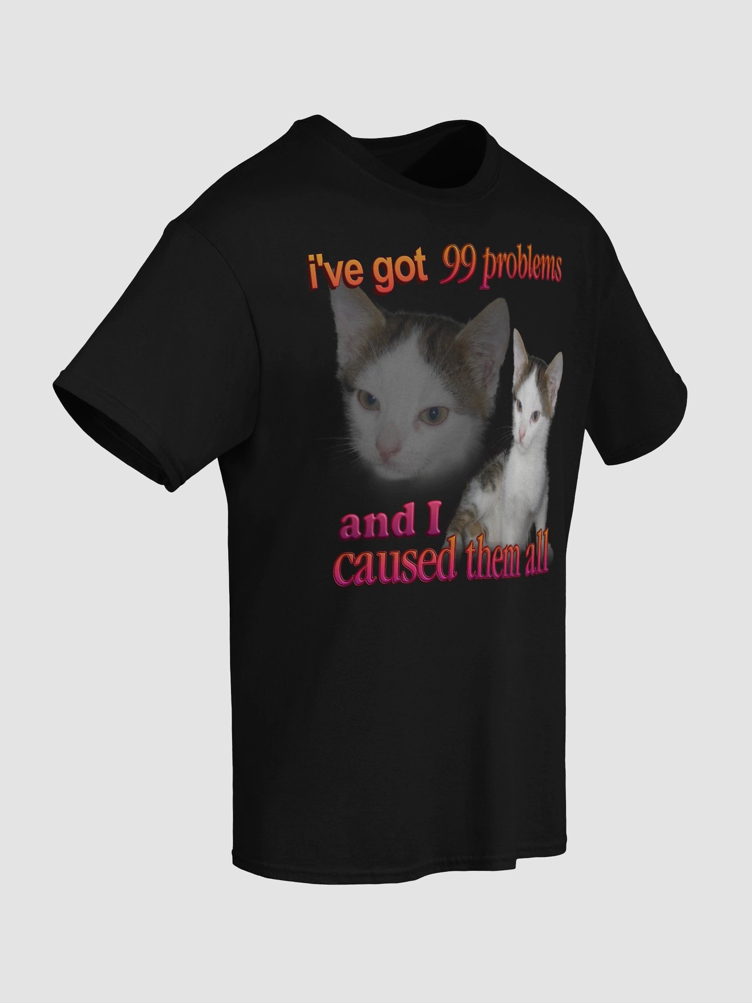 99 problems- Cat T-shirt product image (80)