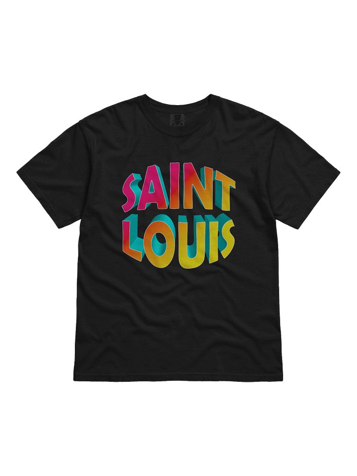 SAINT LOUIS 3D Gradient Comfort Colors Heavyweight Tee product image (1)