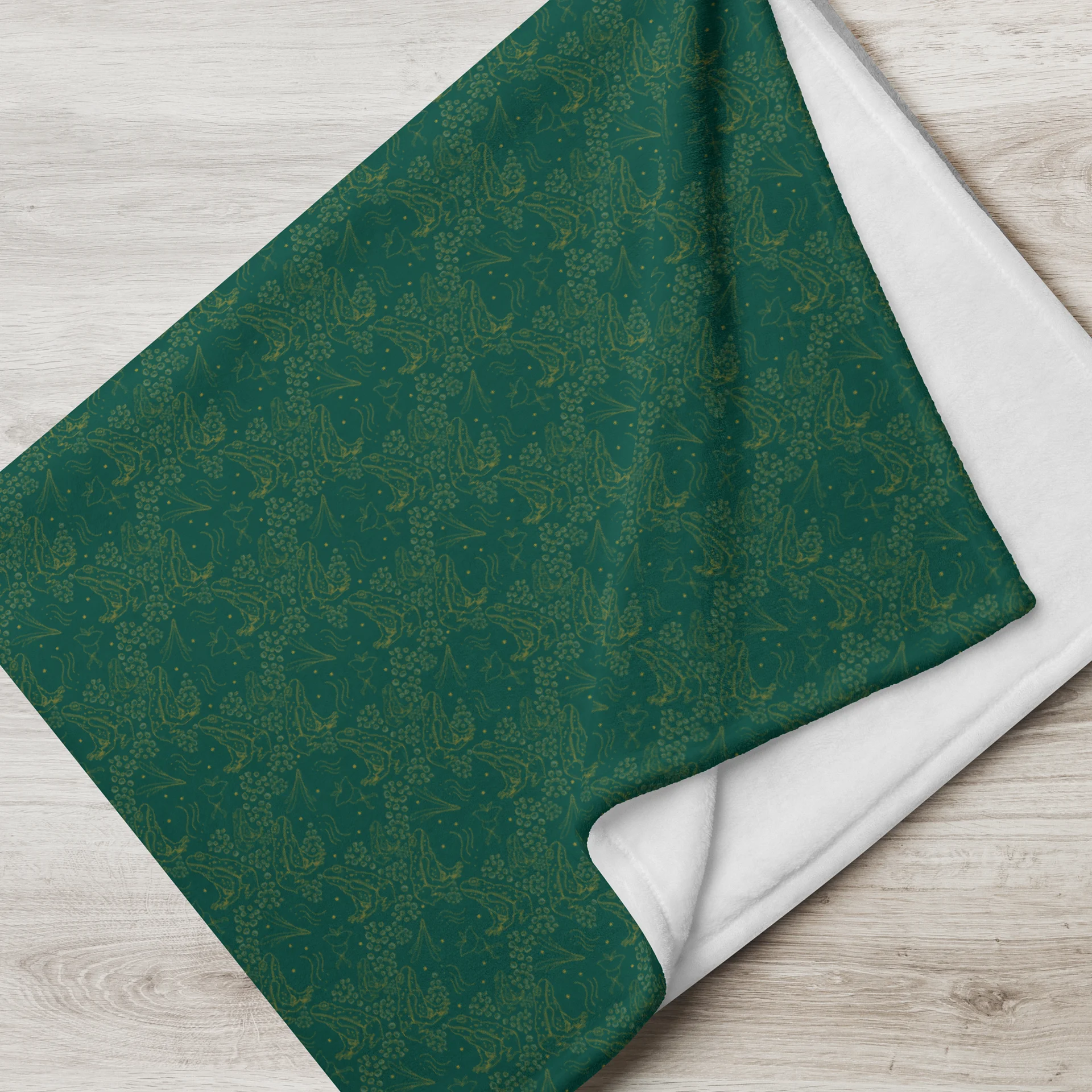 Fables in Gold Throw Blanket product image (3)