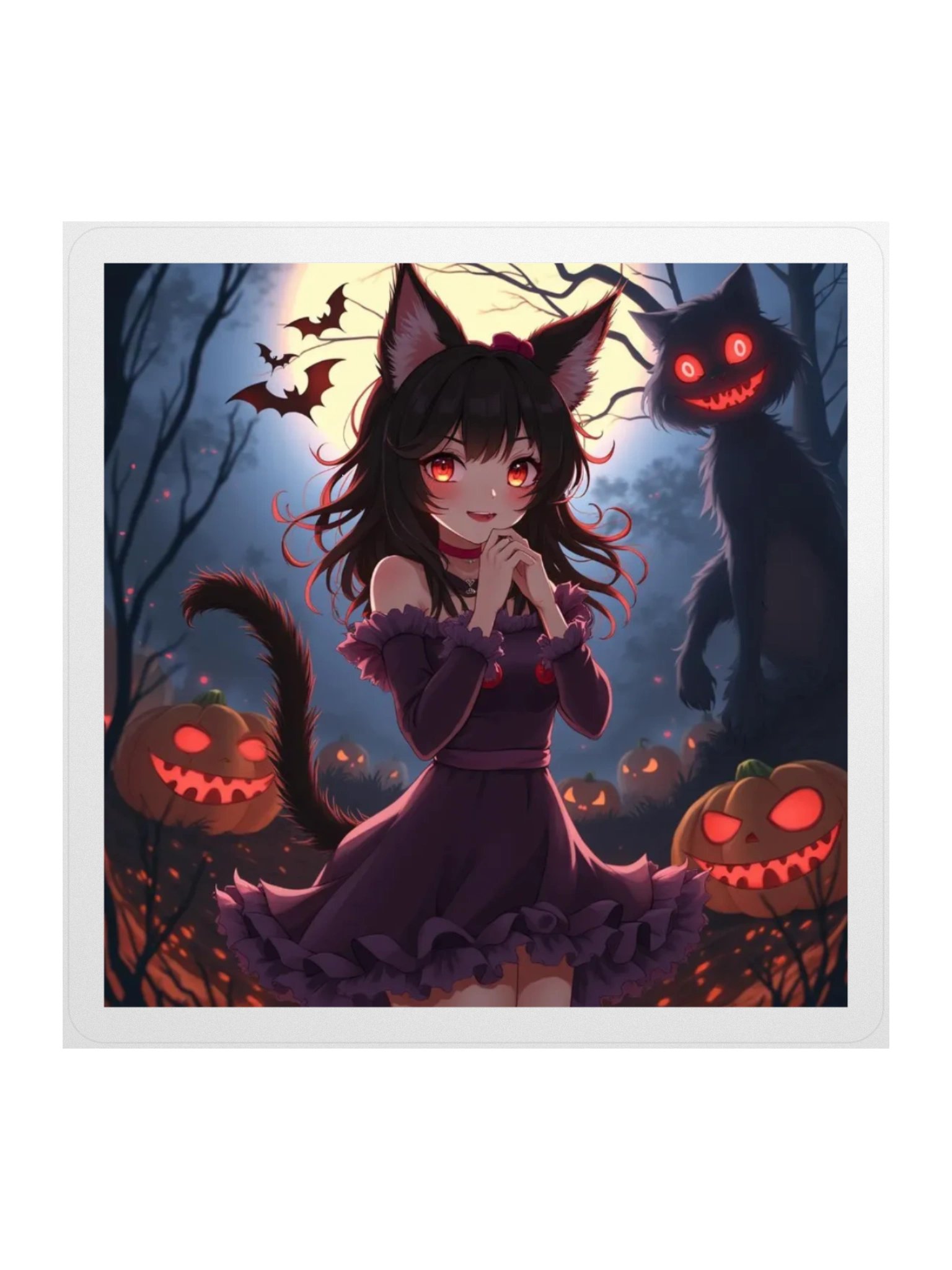 Halloween Catgirl Sticker product image (1)