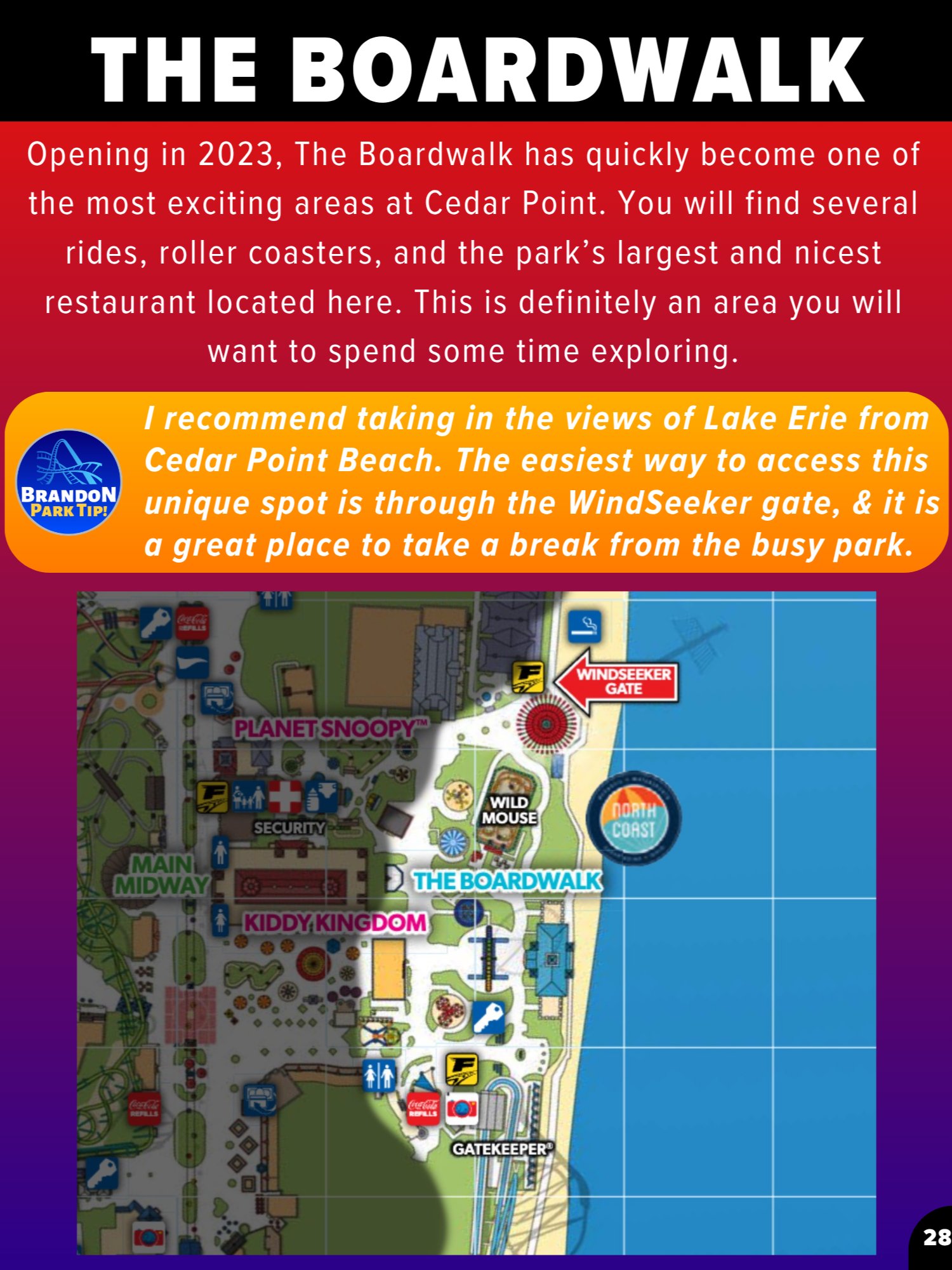 Cedar Point Ultimate Guide 2026 | 84-Page Printable Digital PDF + Printer-Friendly Edition, Instant Download product image (7)