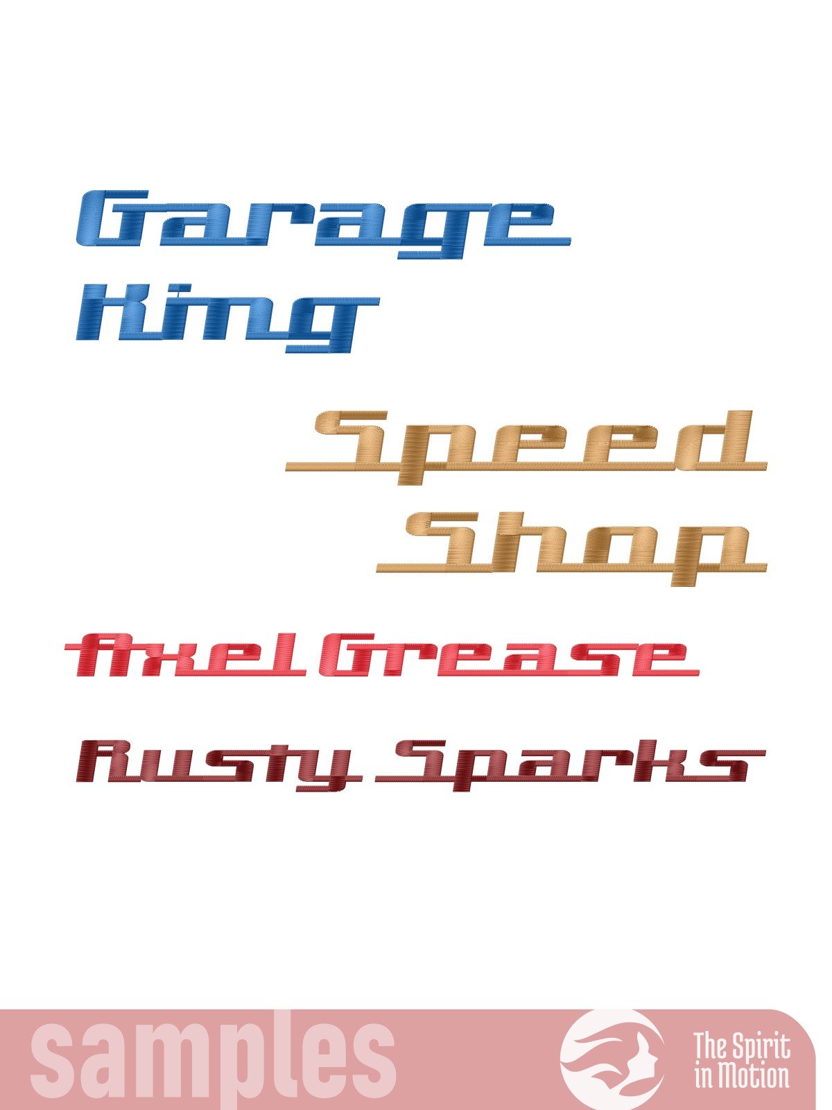 Hardman Retro Machine Embroidery Font | PES, BX, DST product image (4)