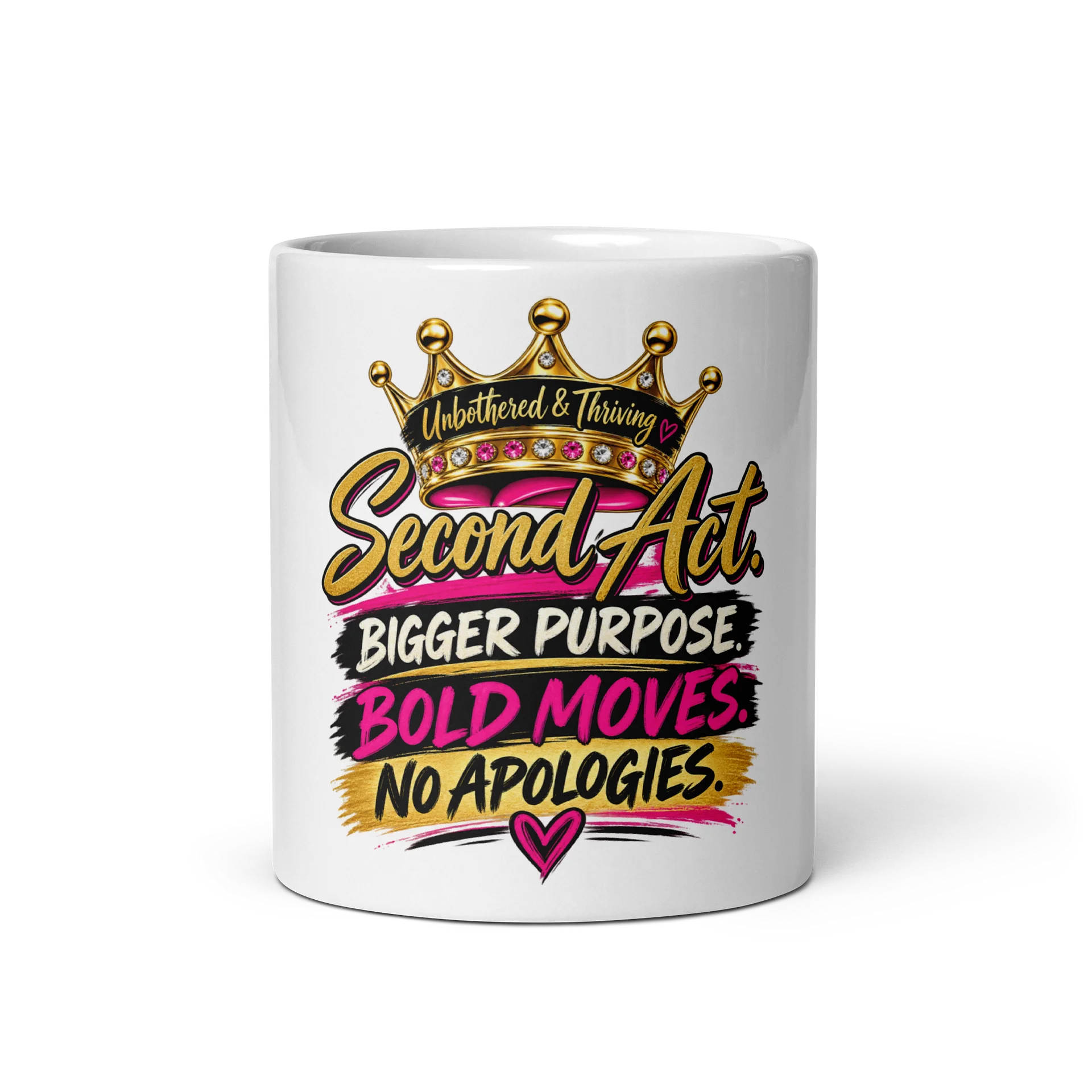 Unbothered & Thriving Crown Mug product image (3)