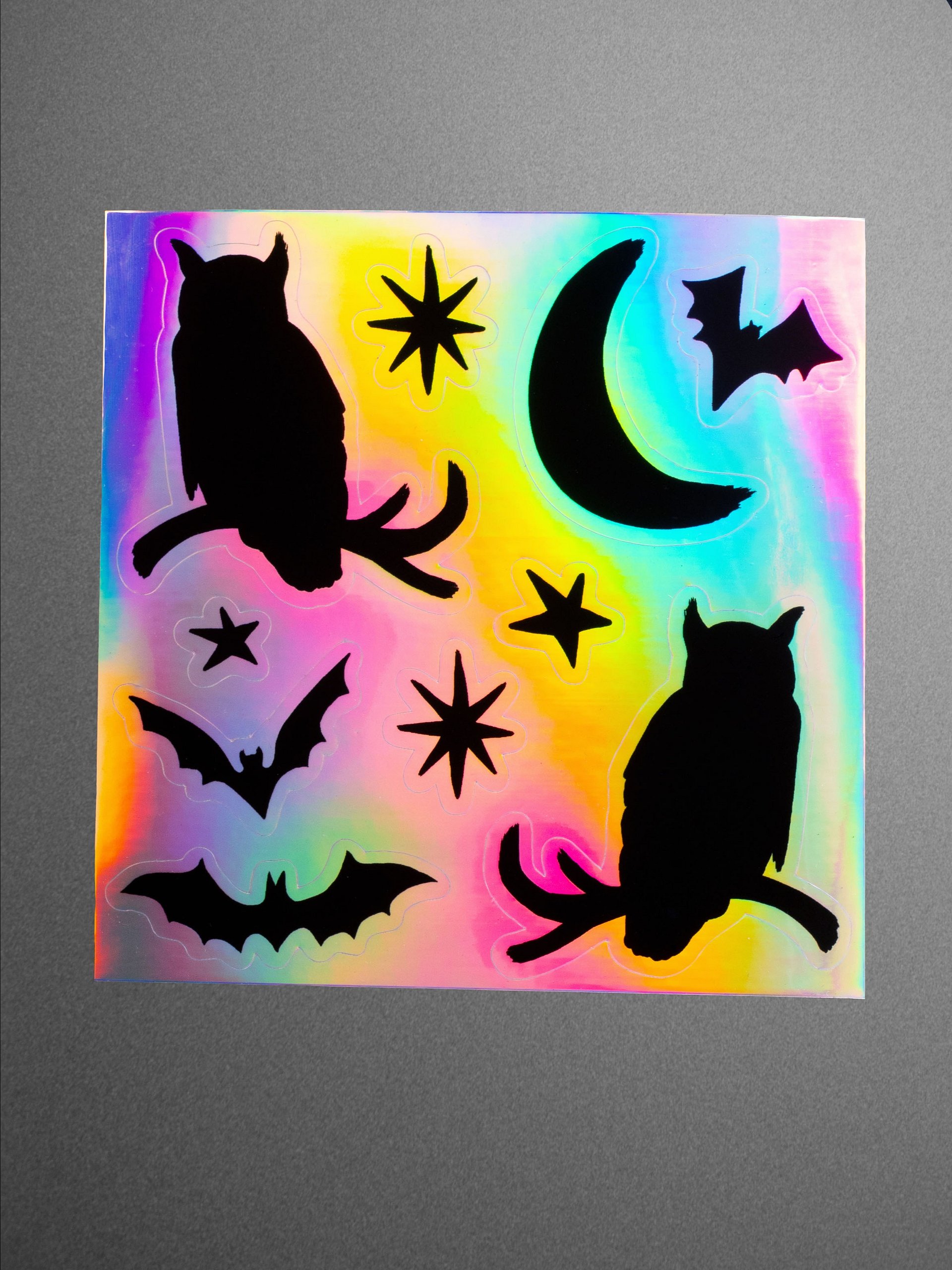 HOLOGRAPHIC STICKER SHEET - SPOOKY SKY product image (1)