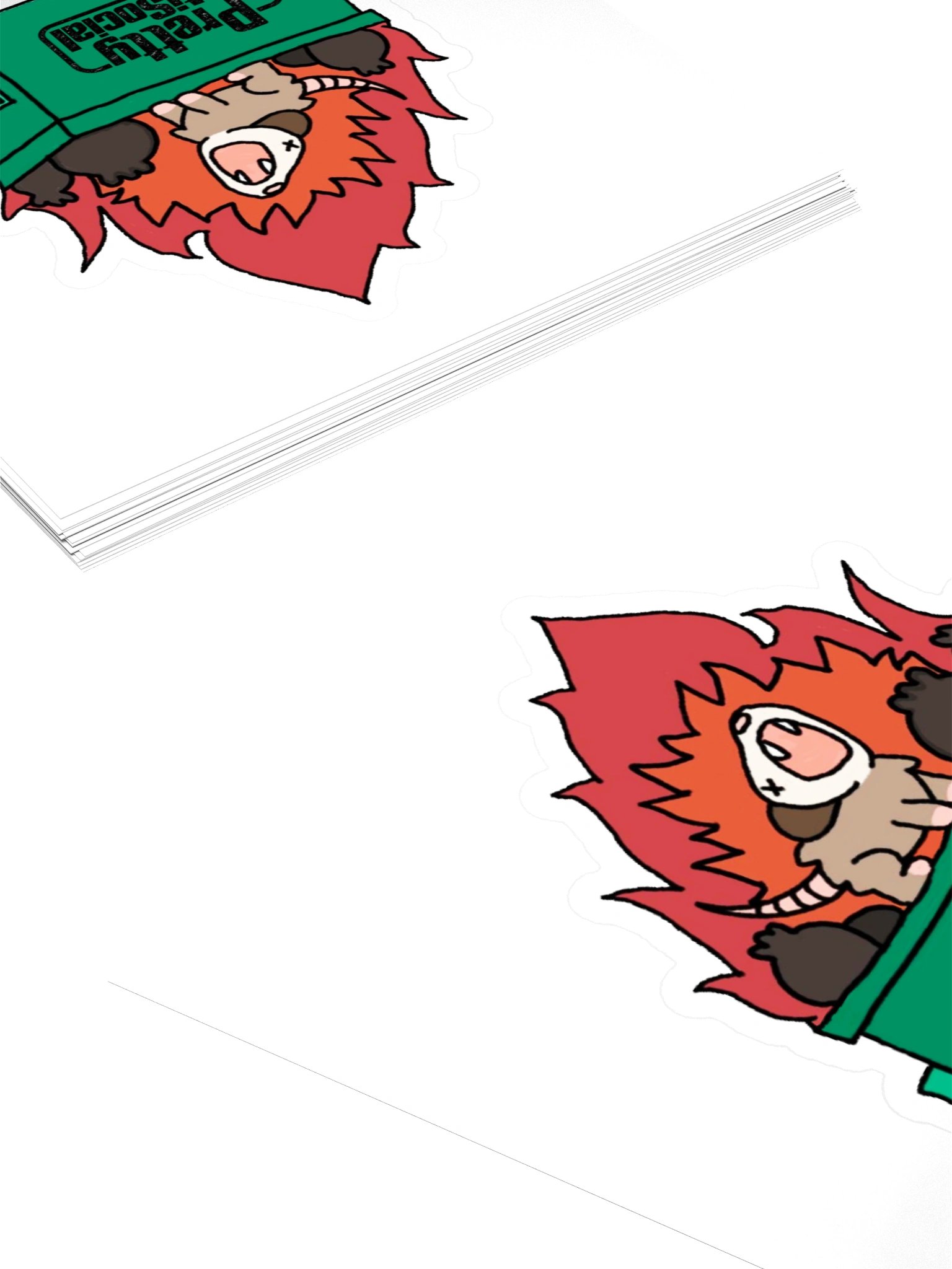PASP Dumpster Fire Kiss Cut Sticker product image (10)