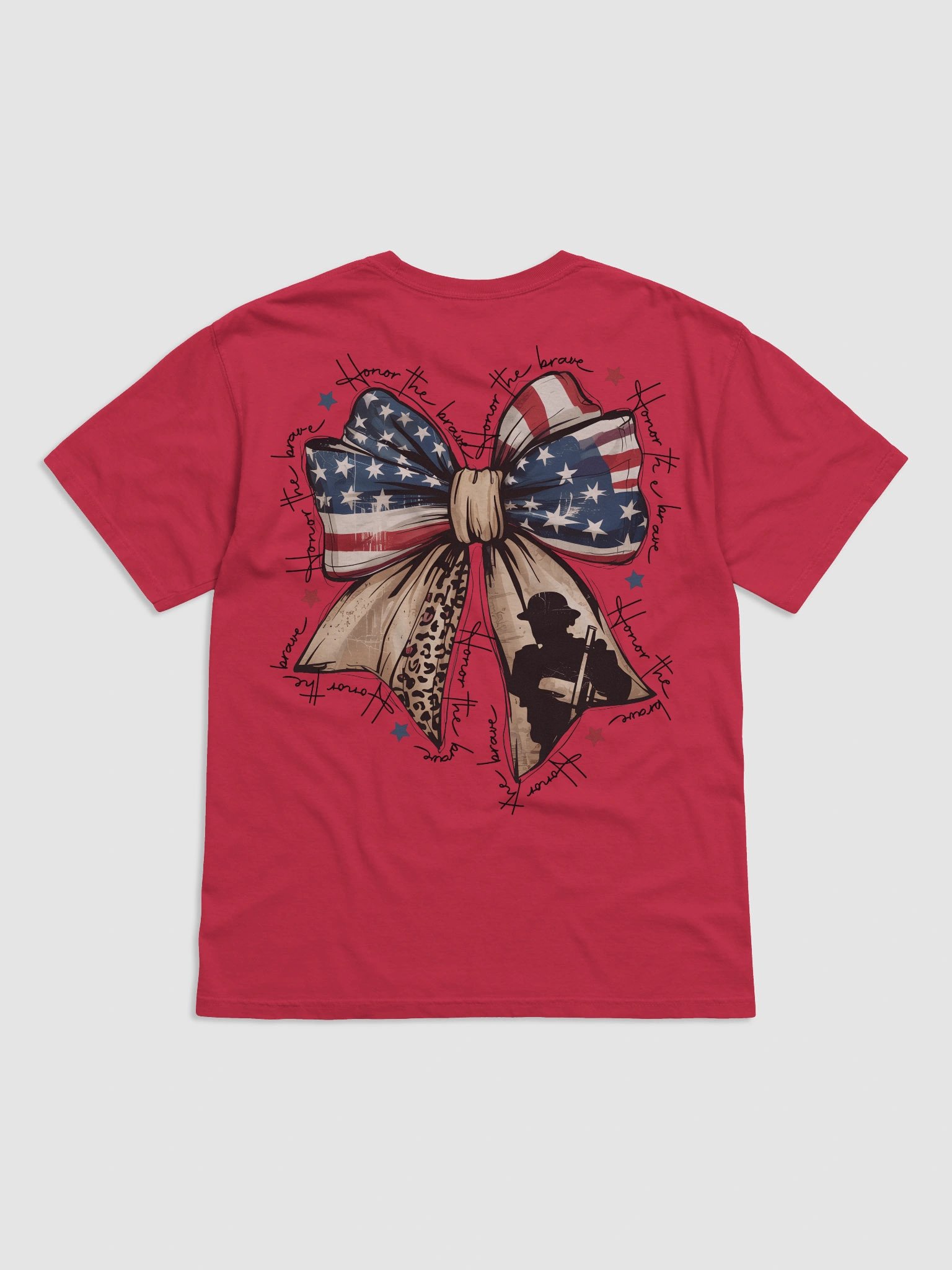 Patriotic Soldier Bow T-Shirt product image (23)