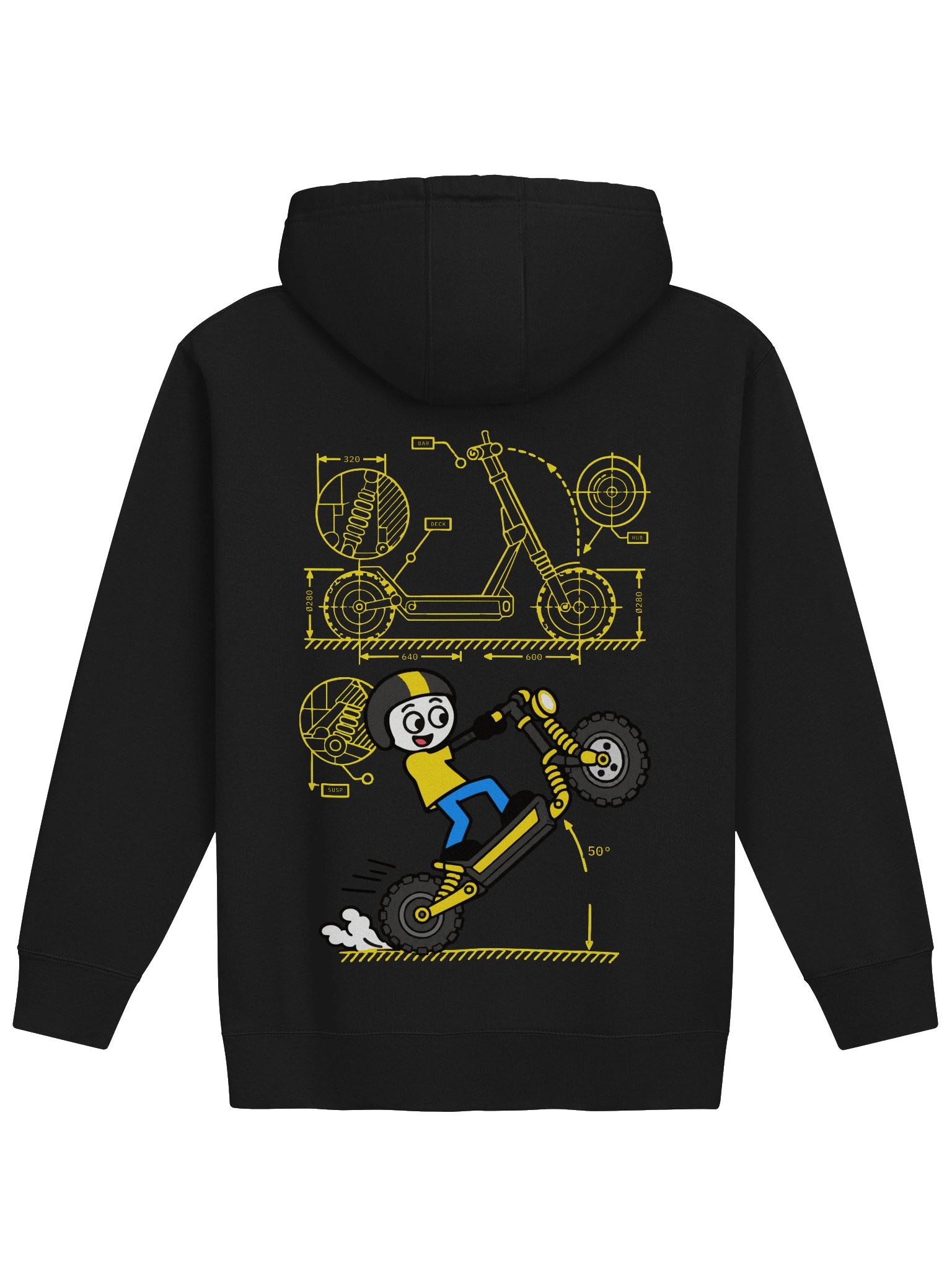 SCOOTY Wheelie Hoodie product image (1)