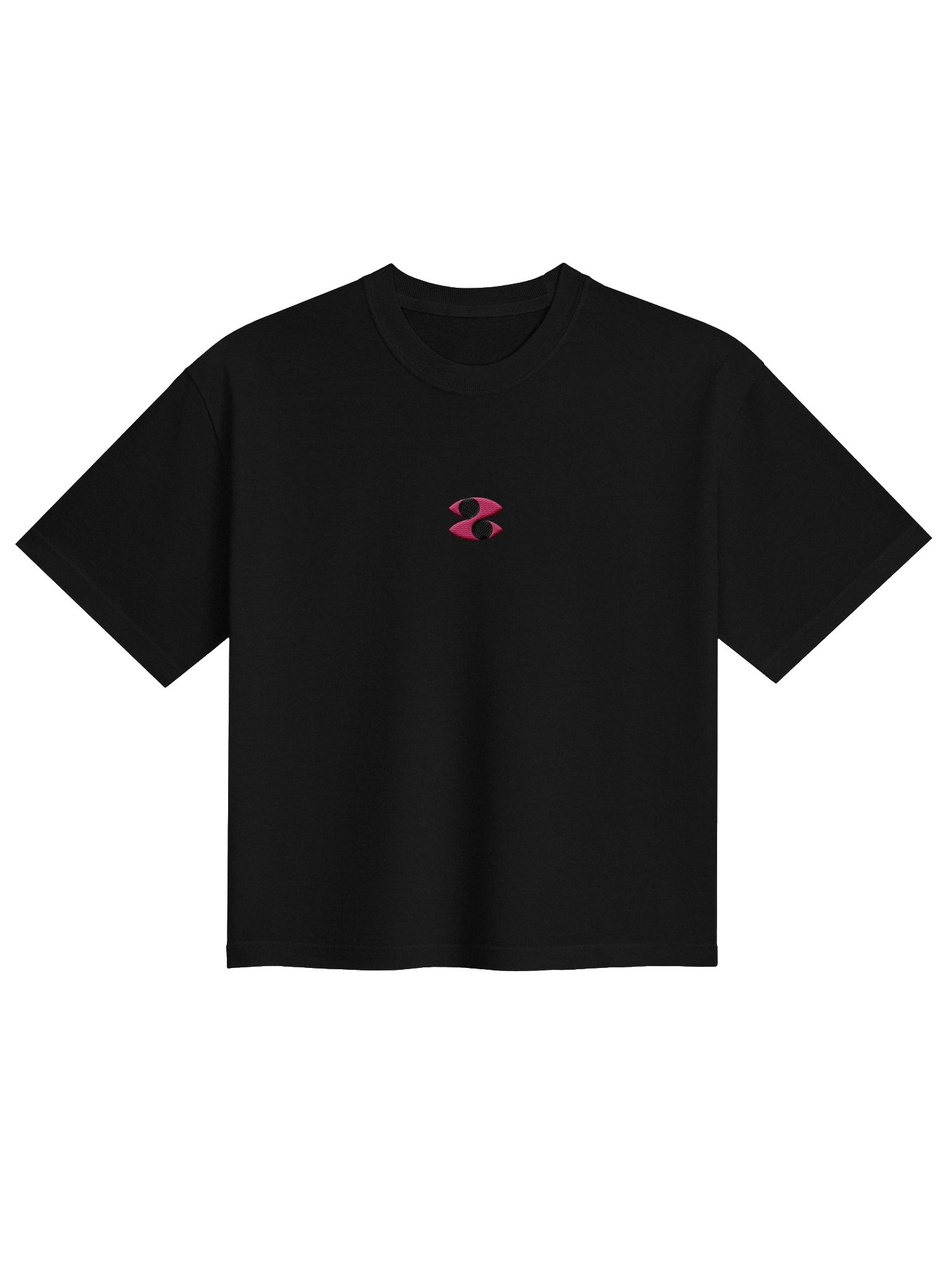 Embroidered Cropped Tee - Rose product image (1)