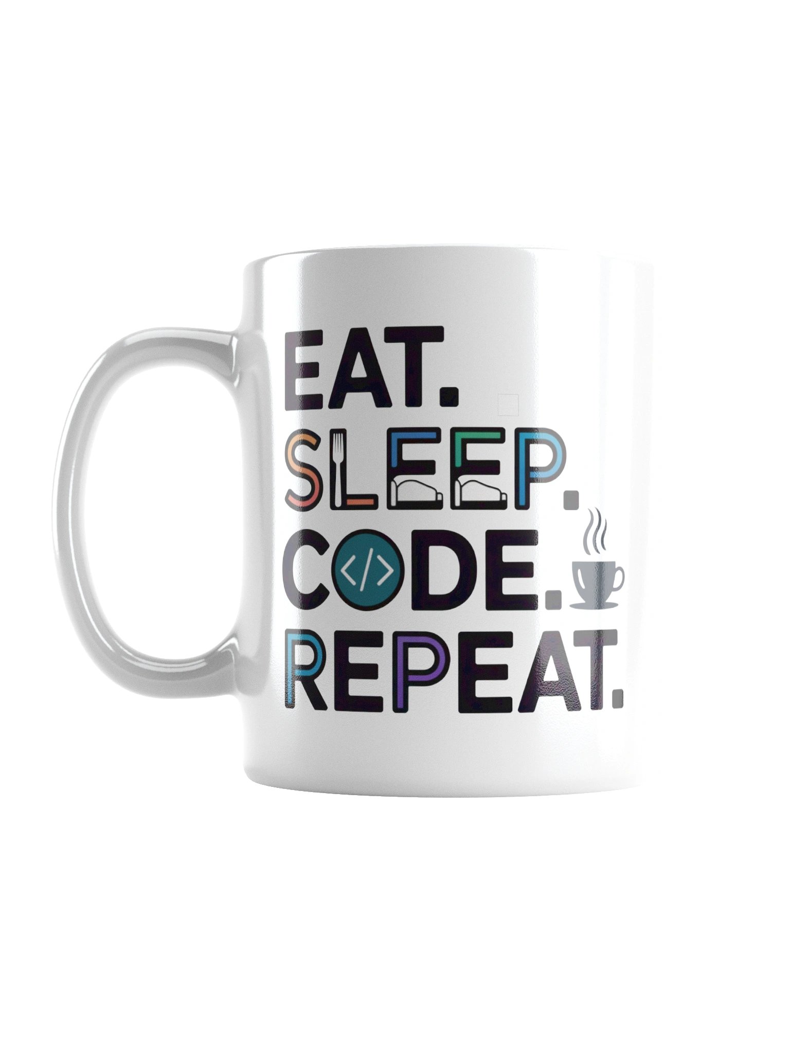 Eat Sleep Code Repeat Programmer Coffee Mug product image (2)