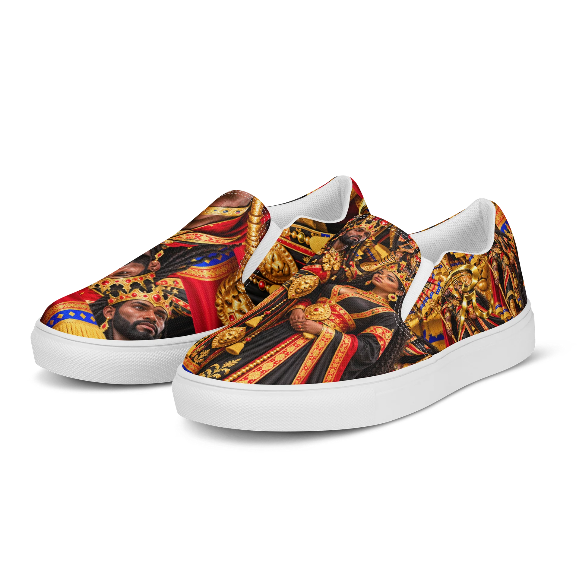 RamJewEL’s Royalty 2 Slip-On Canvas Shoes Design W1 product image (3)