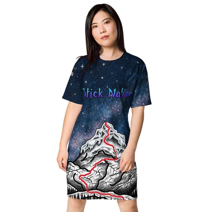 Stick Nation T‑Shirt Dress product image (1)