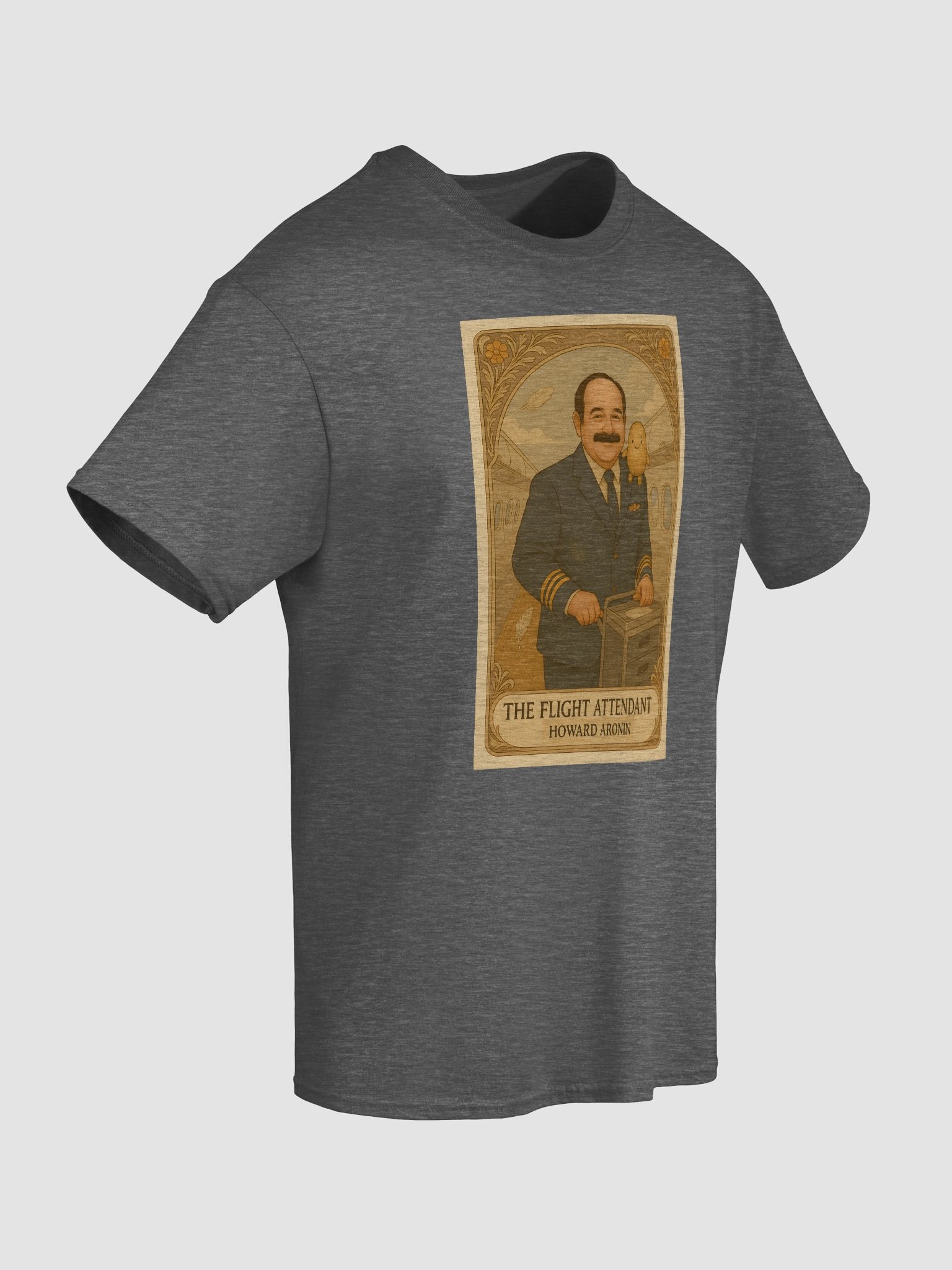 Tarot Card Shirt - Howard Aronin - Lunch Therapy on the back - Unisex Ultra Cotton Tee product image (56)