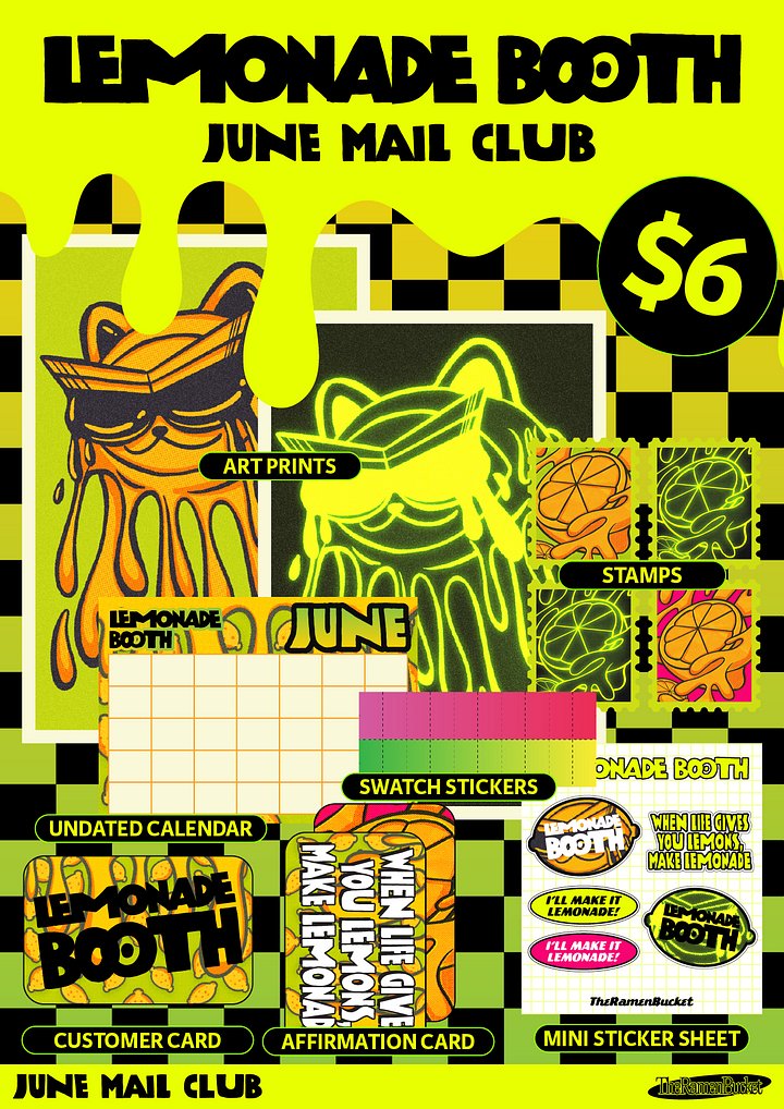 June Mail Club SIGN UPS - Lemonade Booth product image (1)