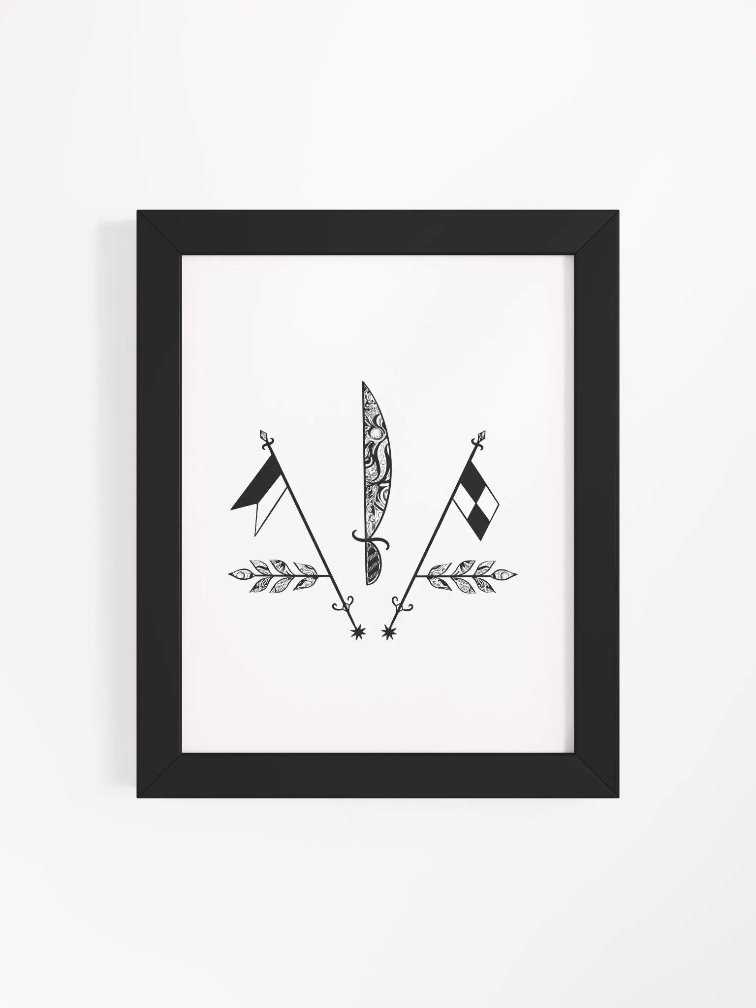 Frame with Ogou Sen Jacques vèvè product image (4)