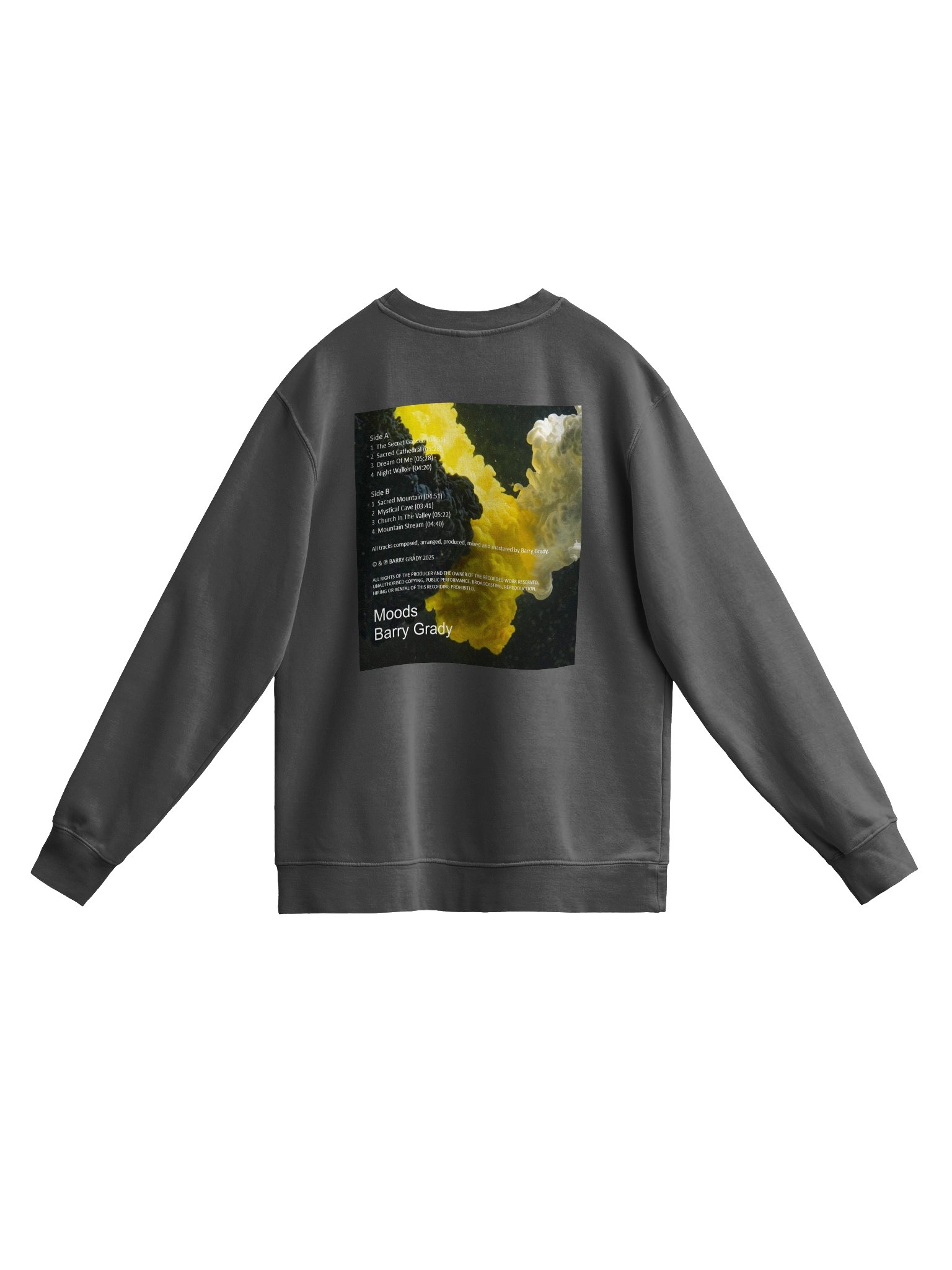 'Moods I' Vintage Pigment Dyed Crew Sweatshirt product image (2)