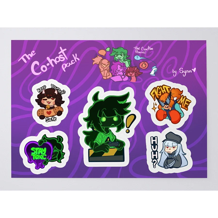 The Co-Host Sticker Pack Vol. 1 product image (2)